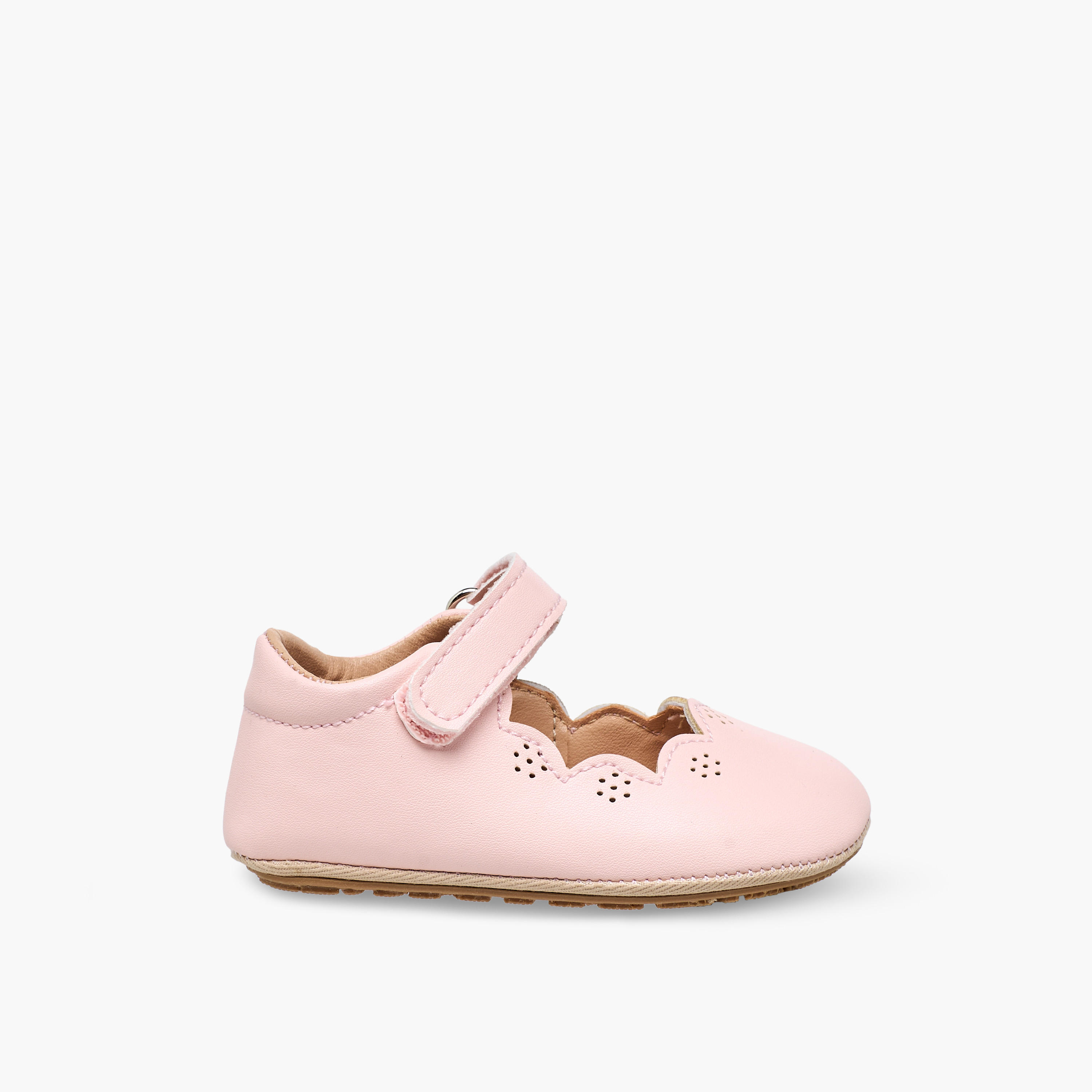 Barefeet Booties with Hook & Loop Closure-baby-girls-shoes-booties-image-3