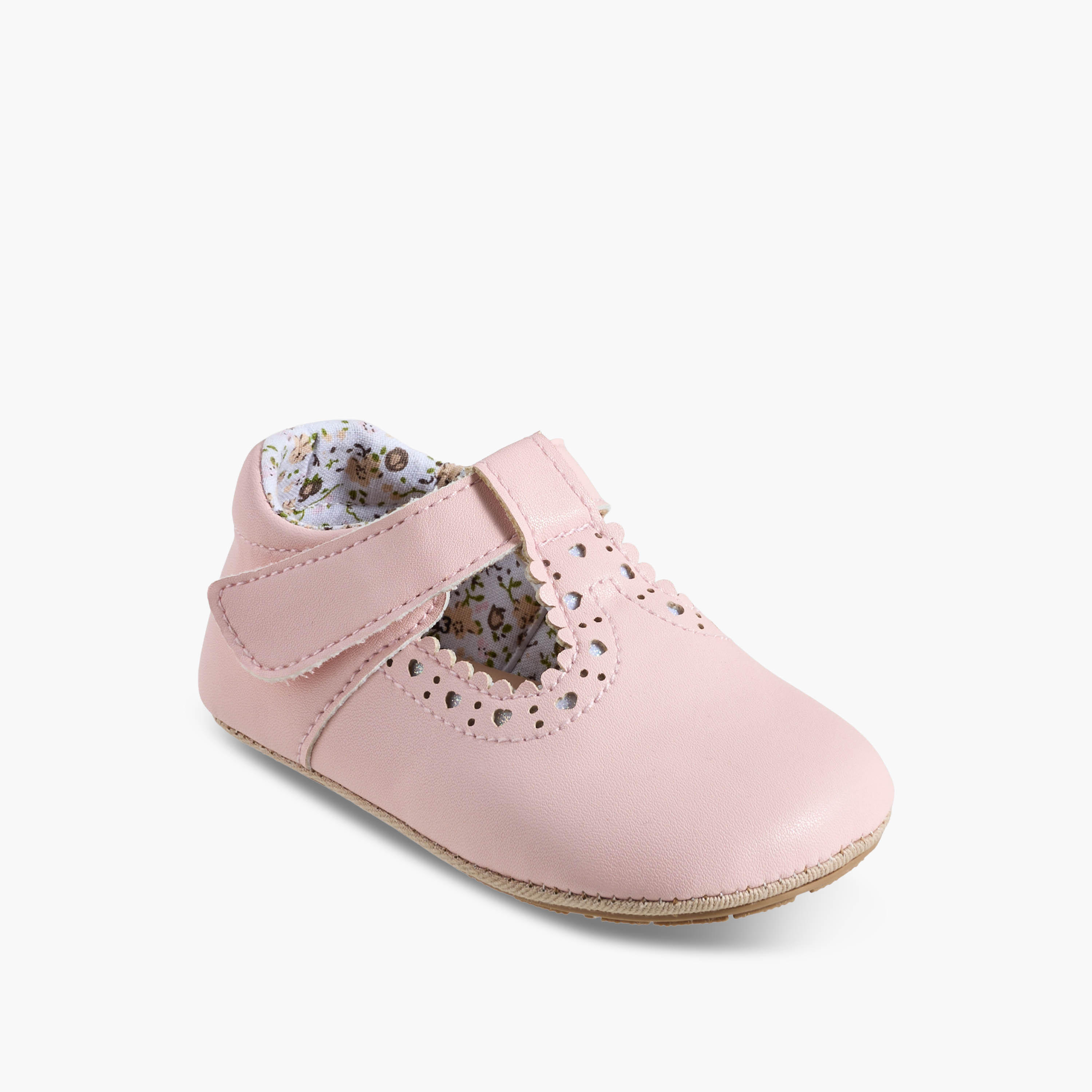 أبوات بشريط إغلاق لاصق من بيرفيت-baby-girls-shoes-booties-image-2