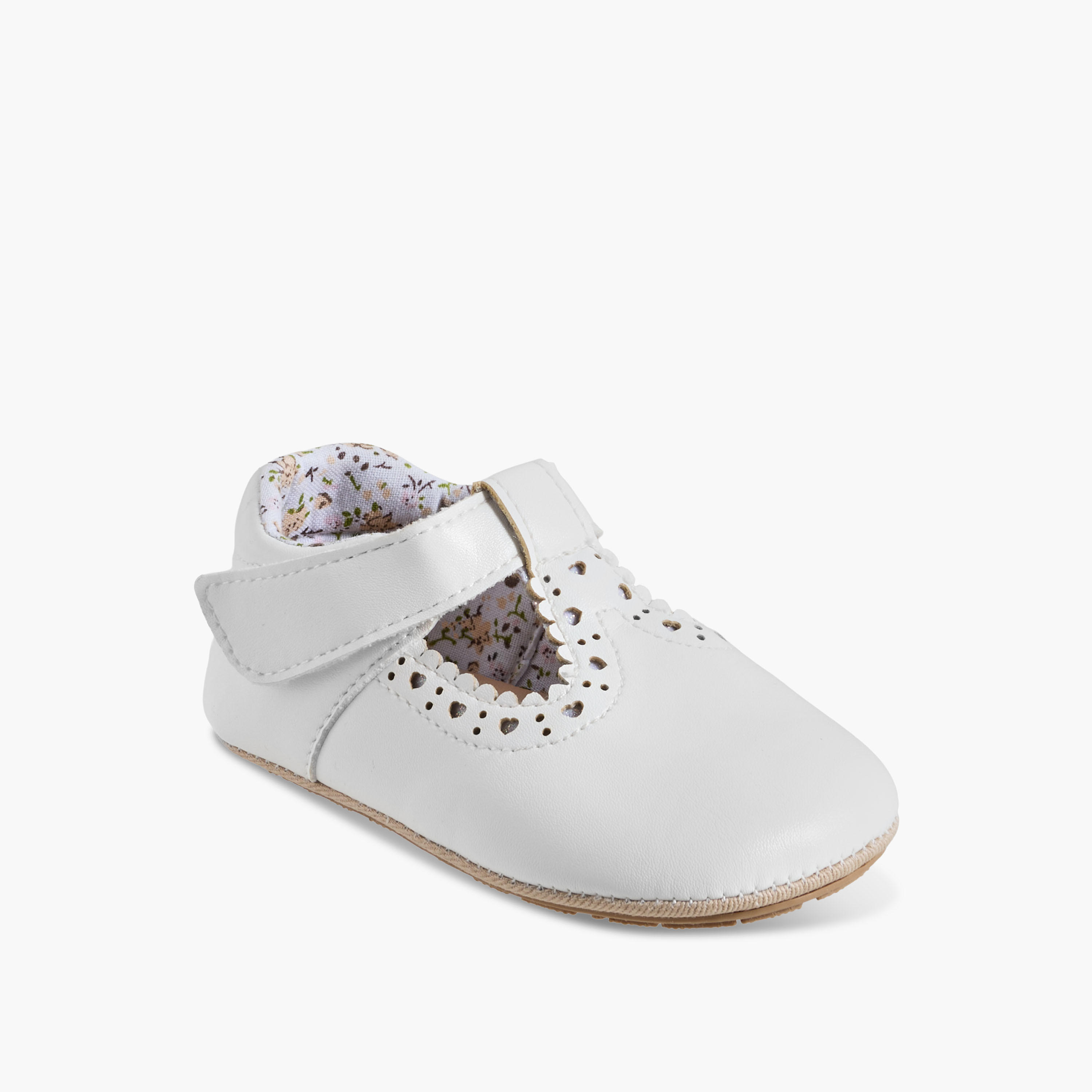 أبوات بشريط إغلاق لاصق من بيرفيت-baby-girls-shoes-booties-image-2
