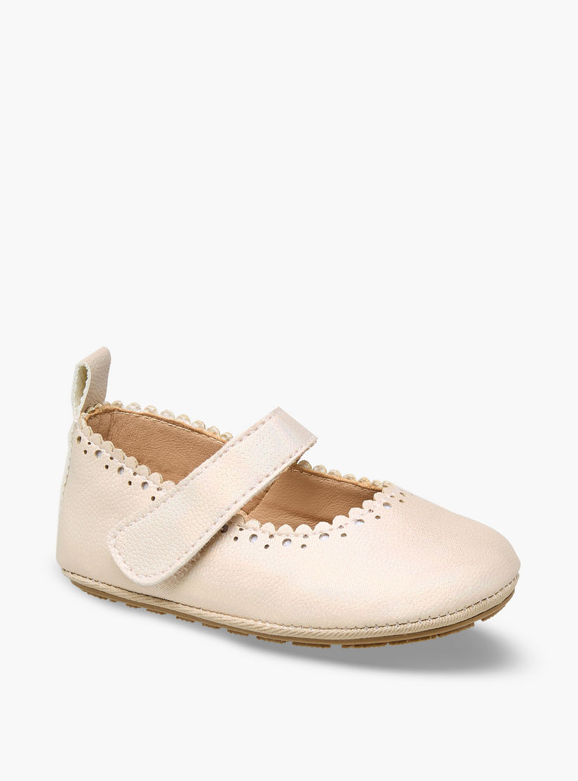 Barefeet Booties with Hook & Loop Closure-baby-girls-shoes-booties-image-2