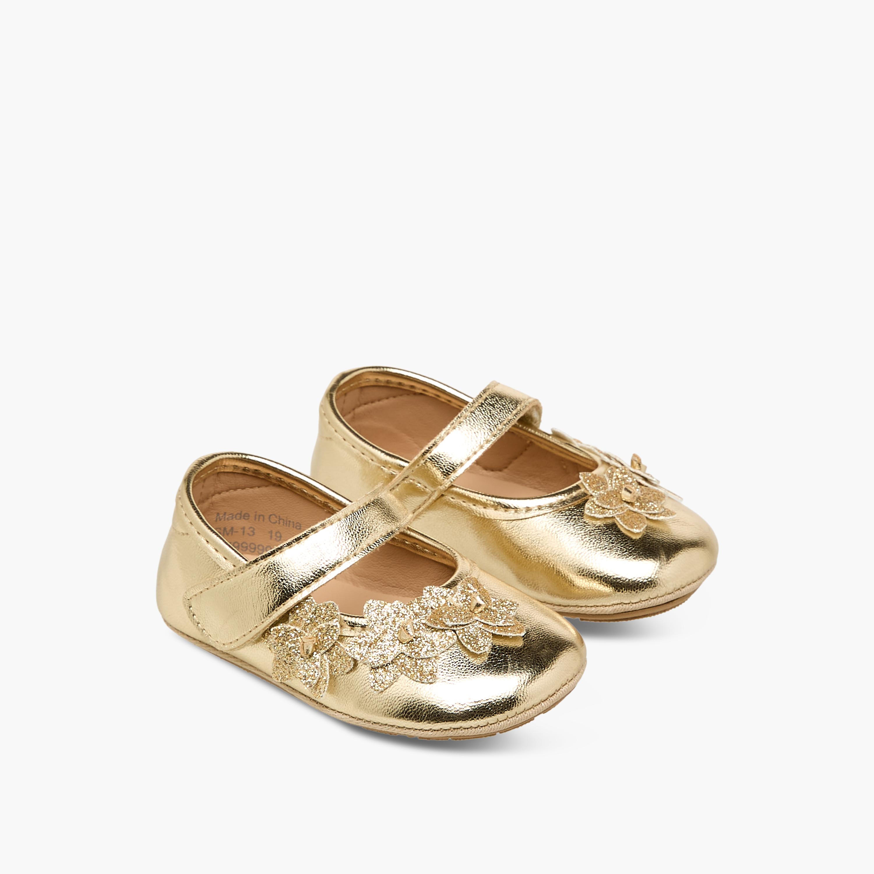 بوت بشريط إغلاق لاصق من بيرفيت-baby-girls-shoes-booties-image-1