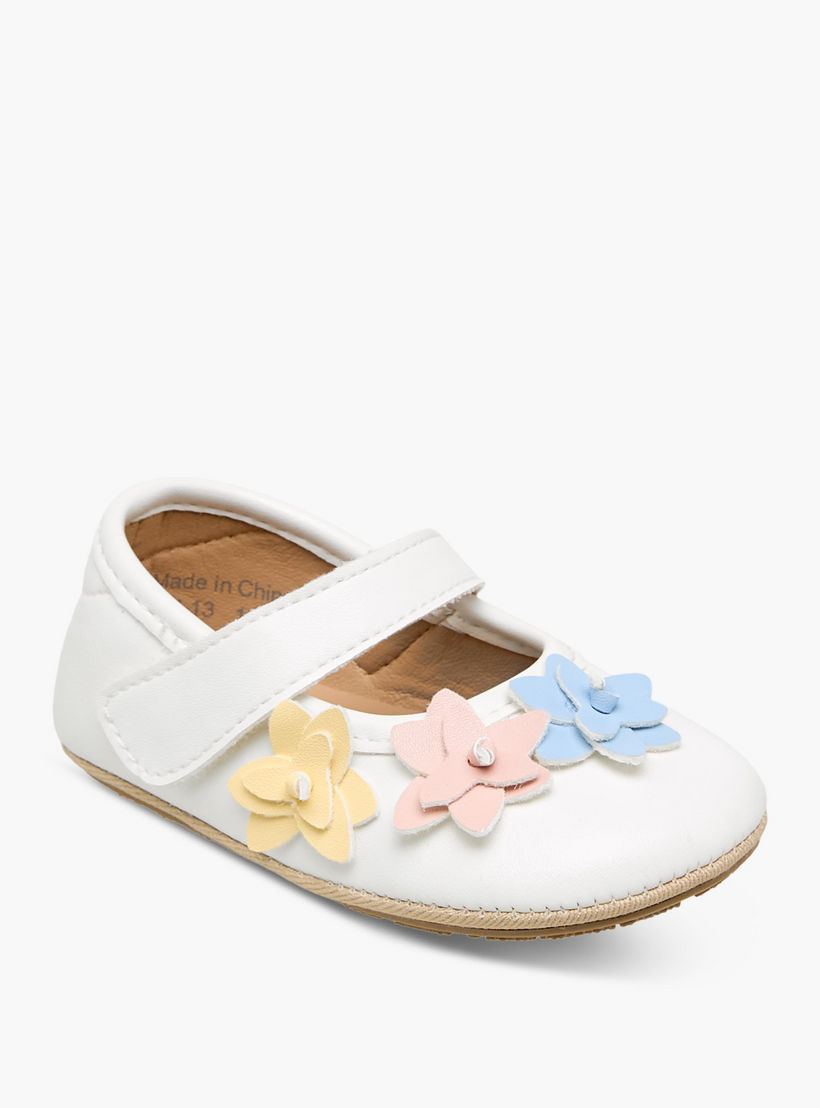 Barefeet Booties with Hook & Loop Closure-baby-girls-shoes-booties-image-2