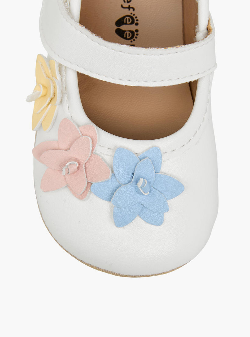 Barefeet Booties with Hook & Loop Closure-baby-girls-shoes-booties-image-4