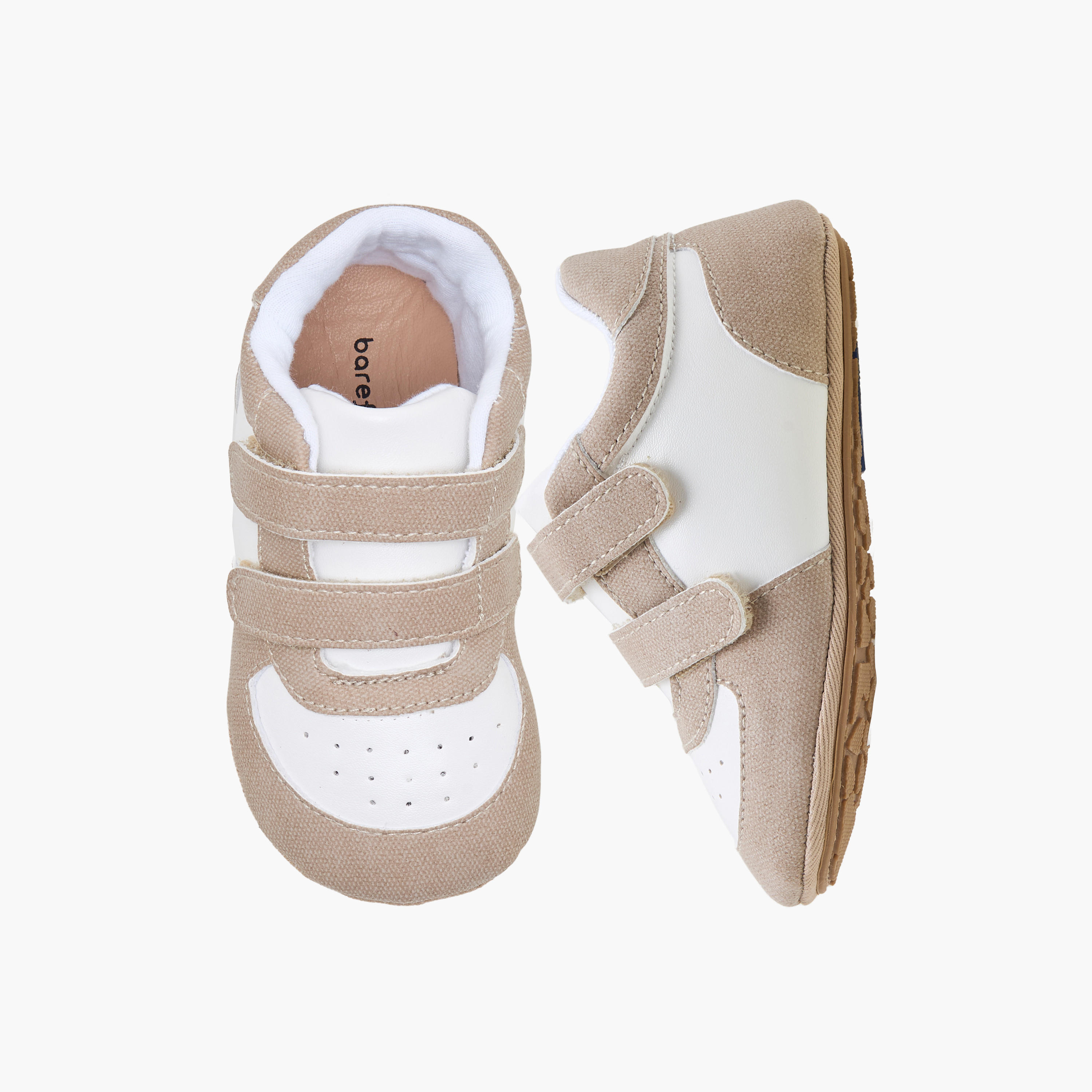 Barefeet Booties with Hook & Loop Closure-baby-boys-shoes-booties-image-1