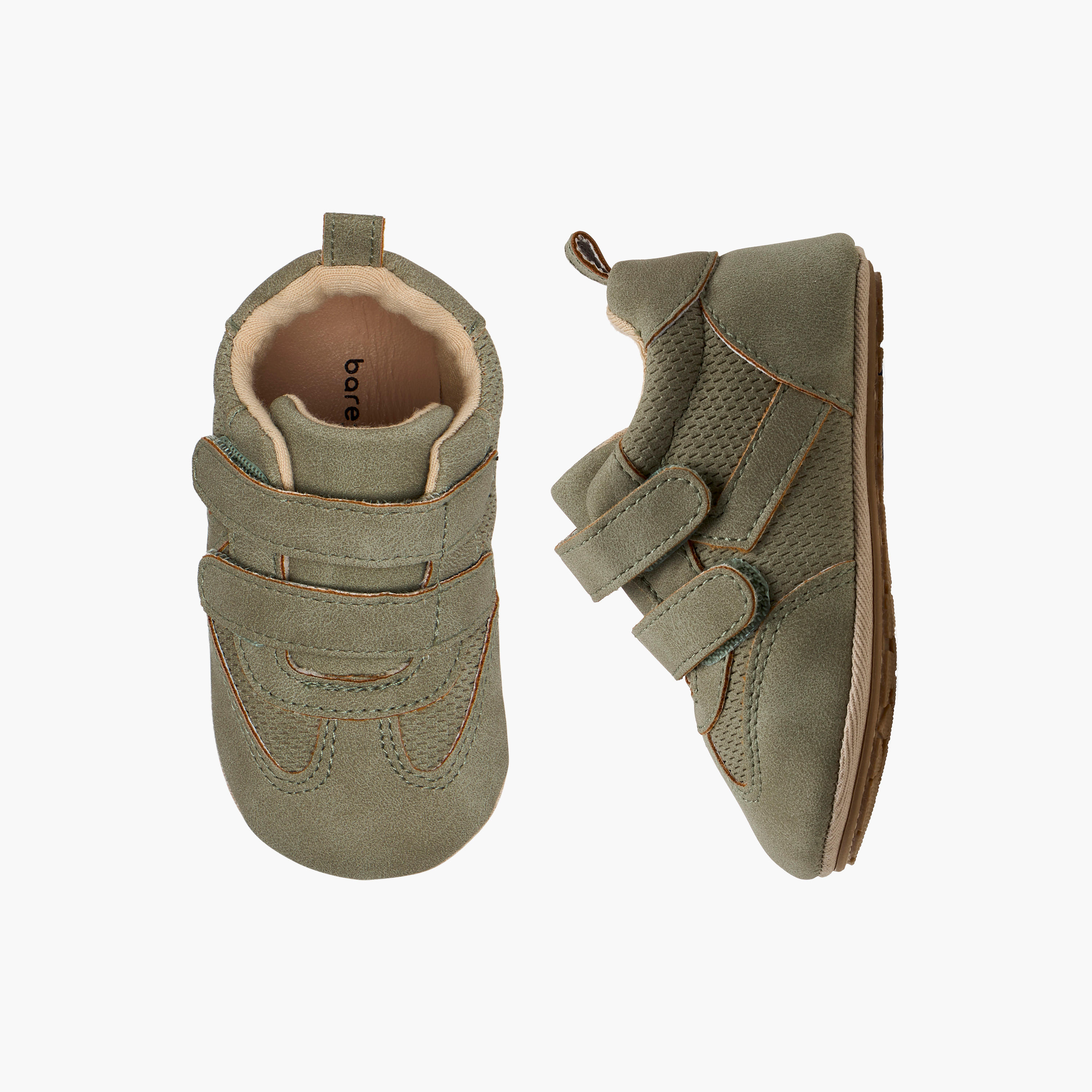 حذاء بوت قصير بشريط إغلاق لاصق من بيرفيت-baby-boys-shoes-booties-image-1