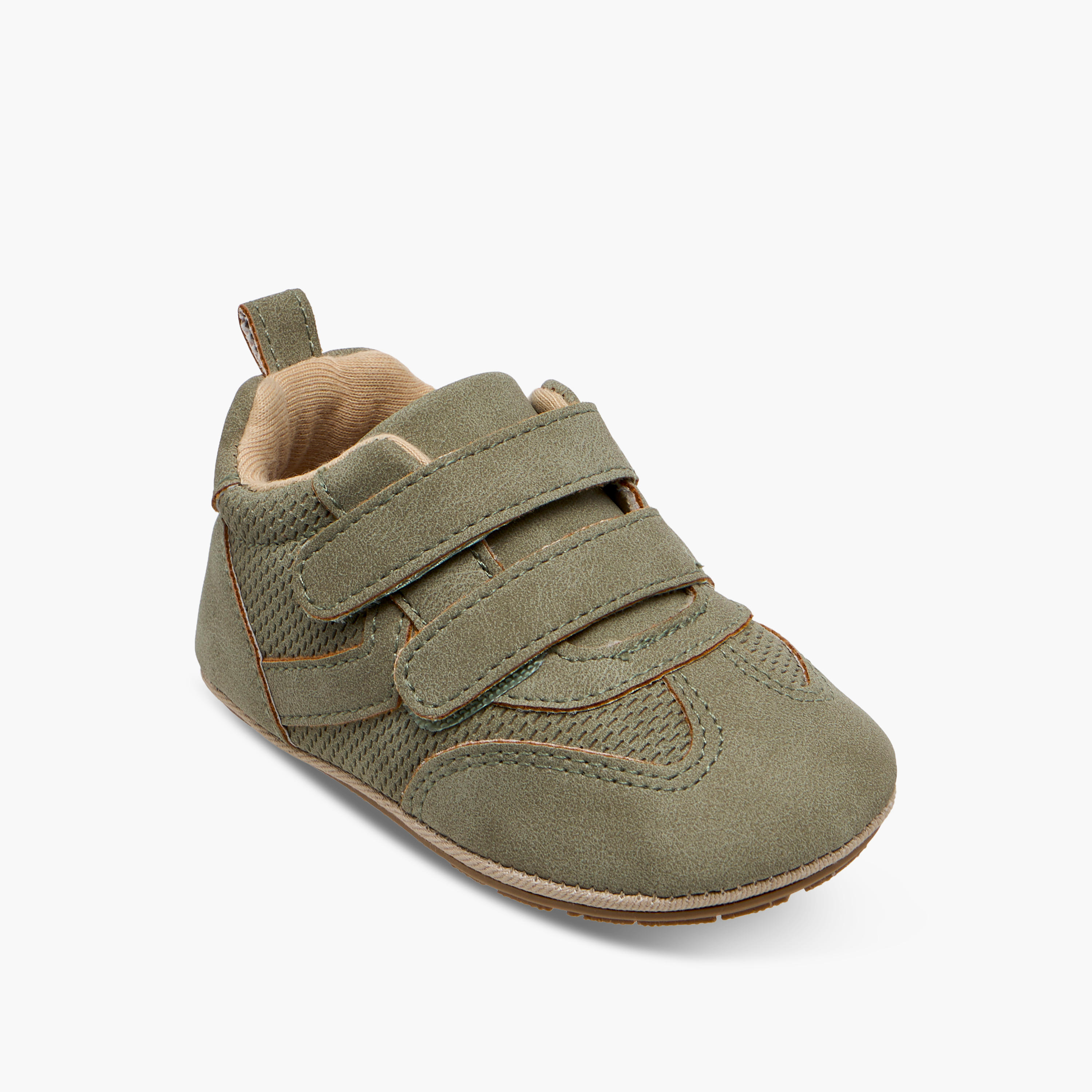 حذاء بوت قصير بشريط إغلاق لاصق من بيرفيت-baby-boys-shoes-booties-image-2
