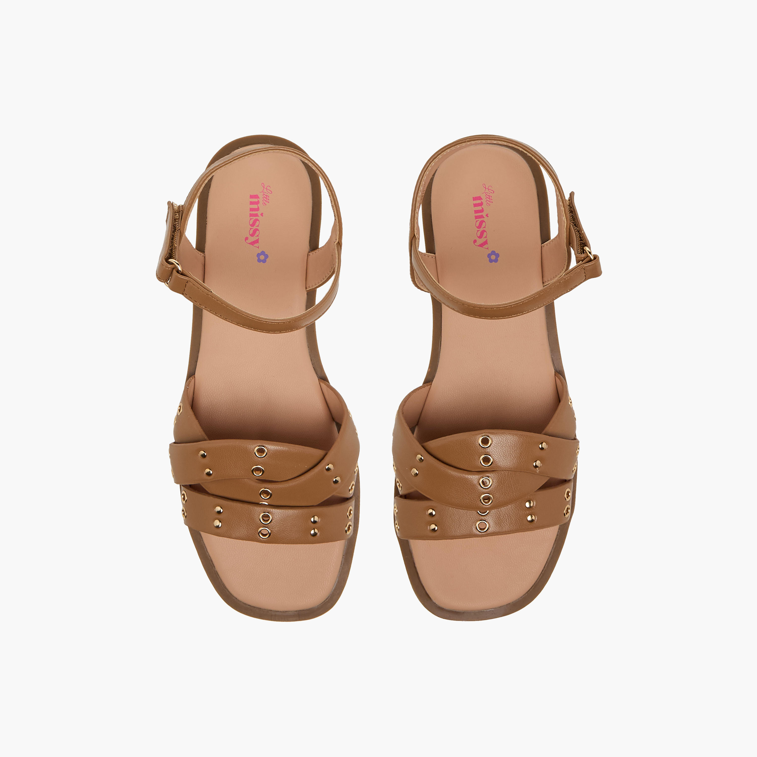 Little Missy Girls Hook and Loop Sandals-girls-shoes-sandals-image-1