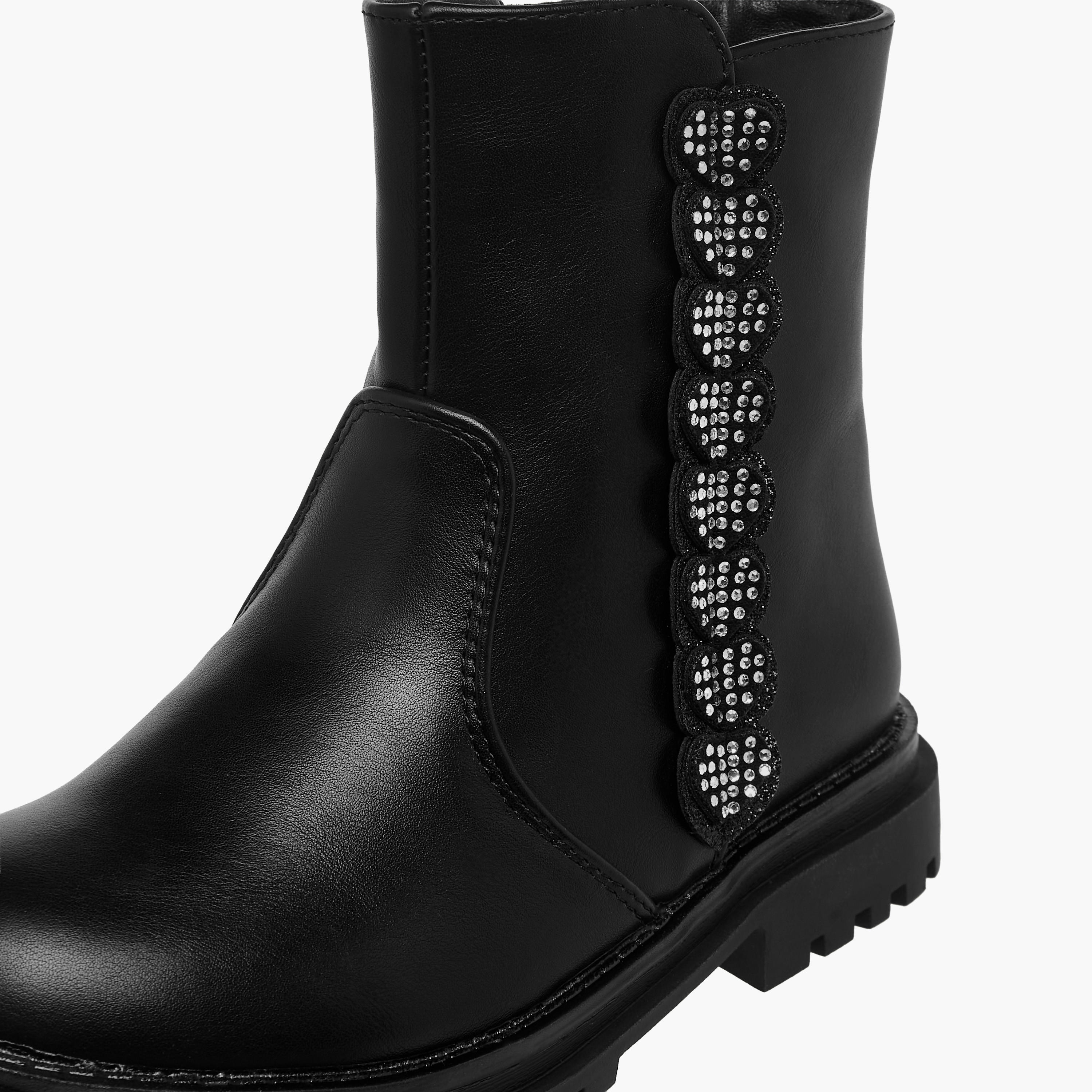 بوت مزين بقصّة عالية للبنات من سيليست-girls-shoes-boots-image-4