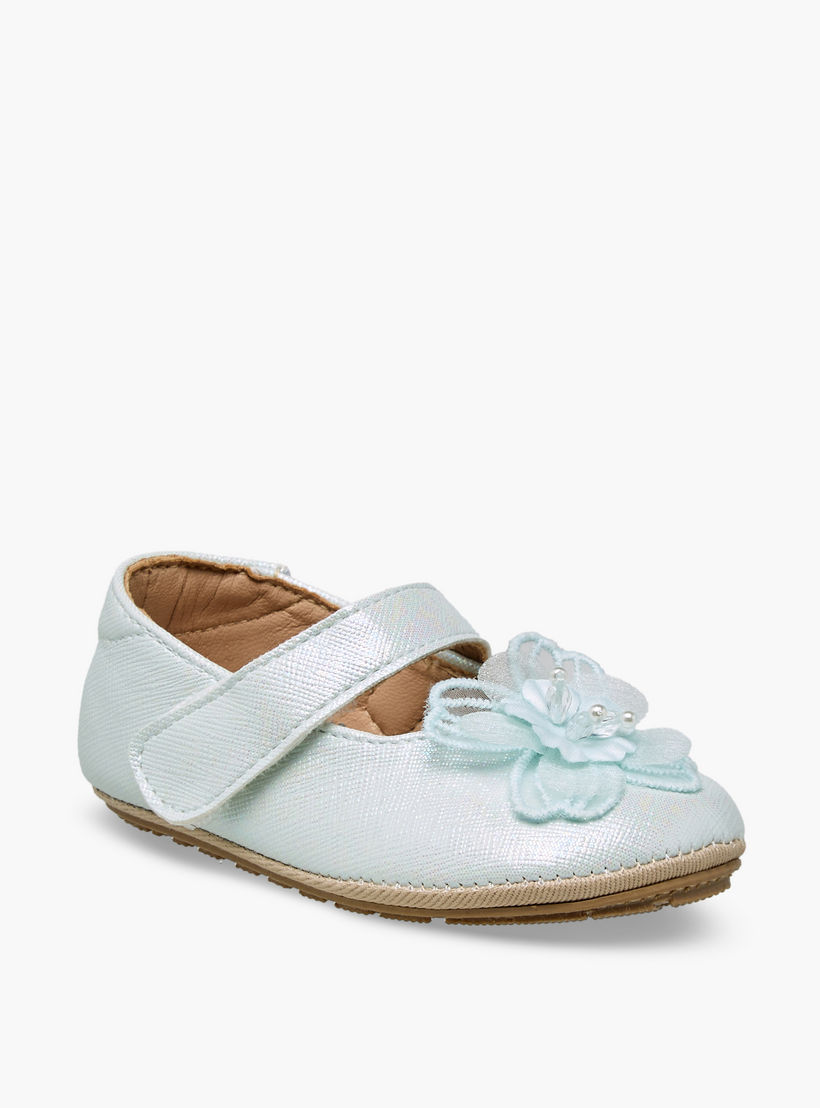Barefeet Booties with Hook & Loop Closure-baby-girls-shoes-booties-image-2