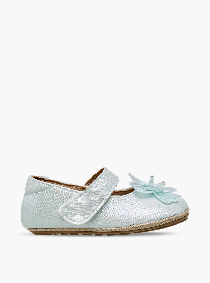 Barefeet Booties with Hook & Loop Closure-baby-girls-shoes-booties-image-3