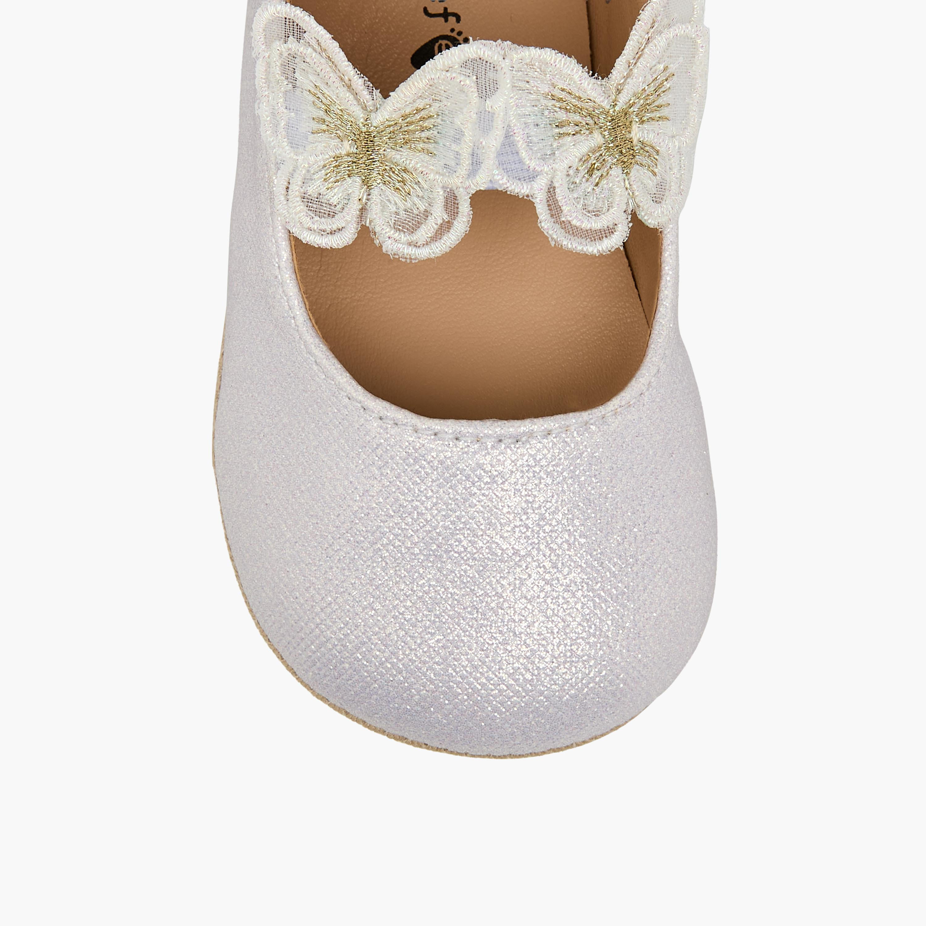 حذاء أطفال بحزام مطاطي من بيرفيت-baby-girls-shoes-booties-image-4
