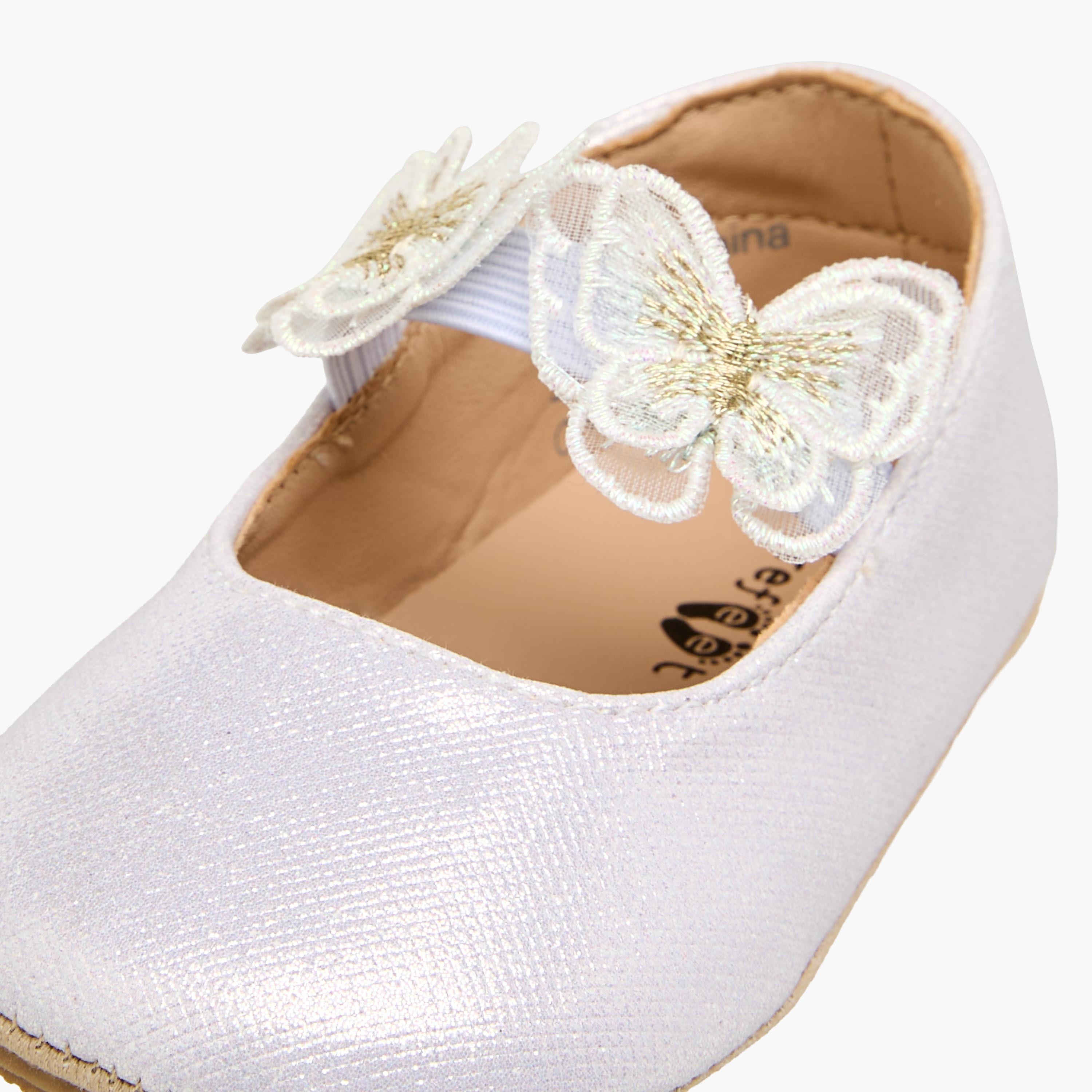 حذاء أطفال بحزام مطاطي من بيرفيت-baby-girls-shoes-booties-image-6