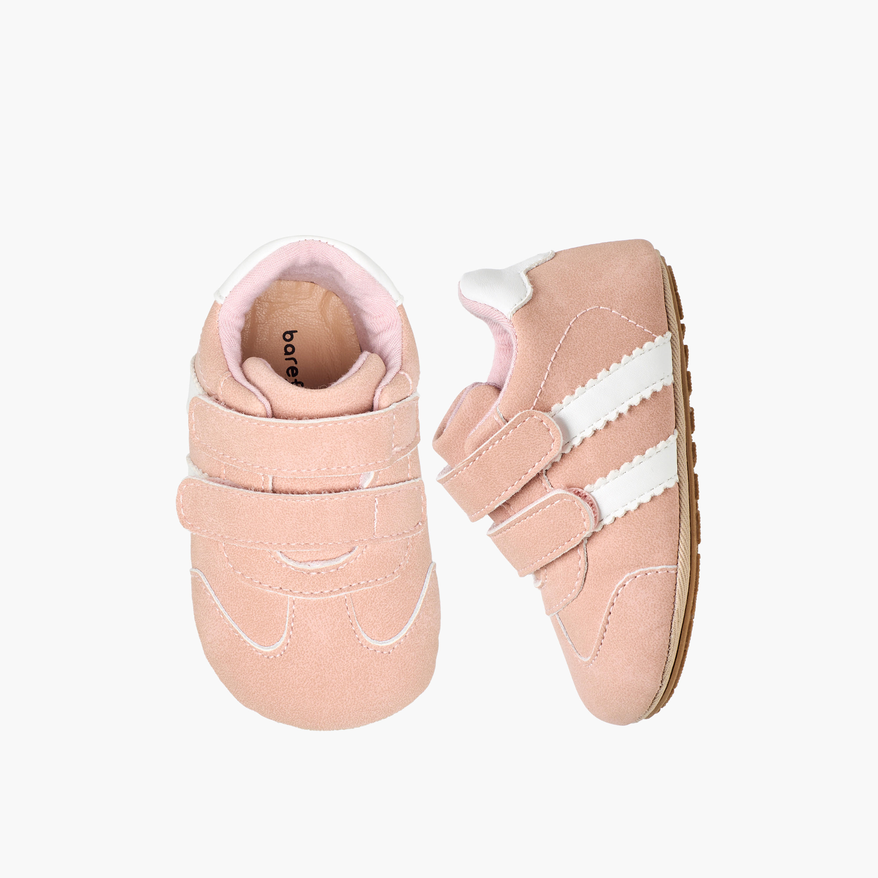 Barefeet Booties with Hook & Loop Closure-baby-girls-shoes-booties-image-1