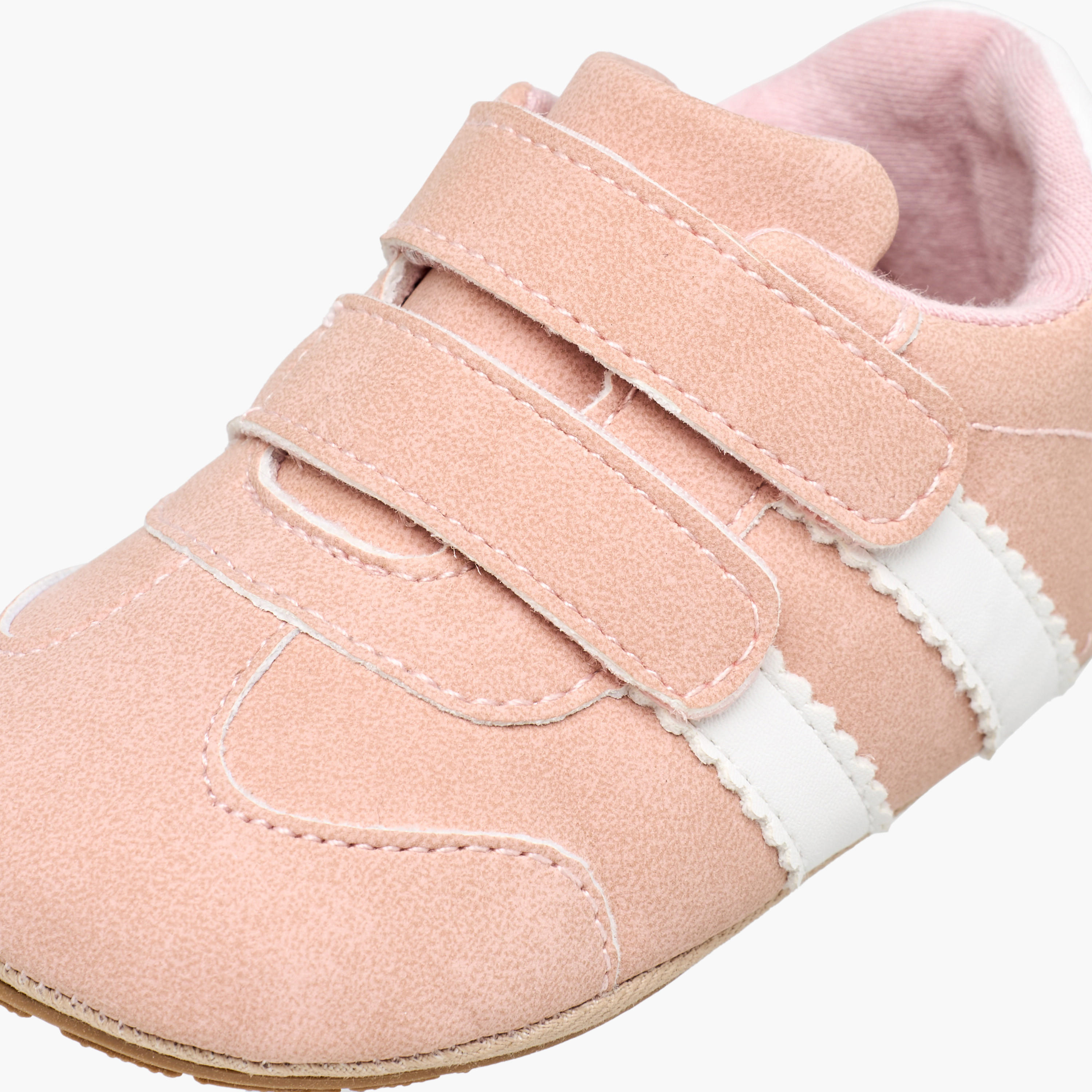 Barefeet Booties with Hook & Loop Closure-baby-girls-shoes-booties-image-4