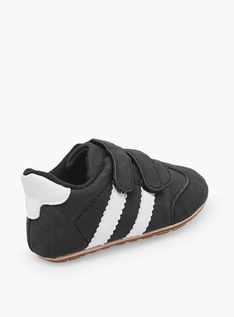 Barefeet Booties with Hook & Loop- Panelled-baby-boys-shoes-booties-image-6