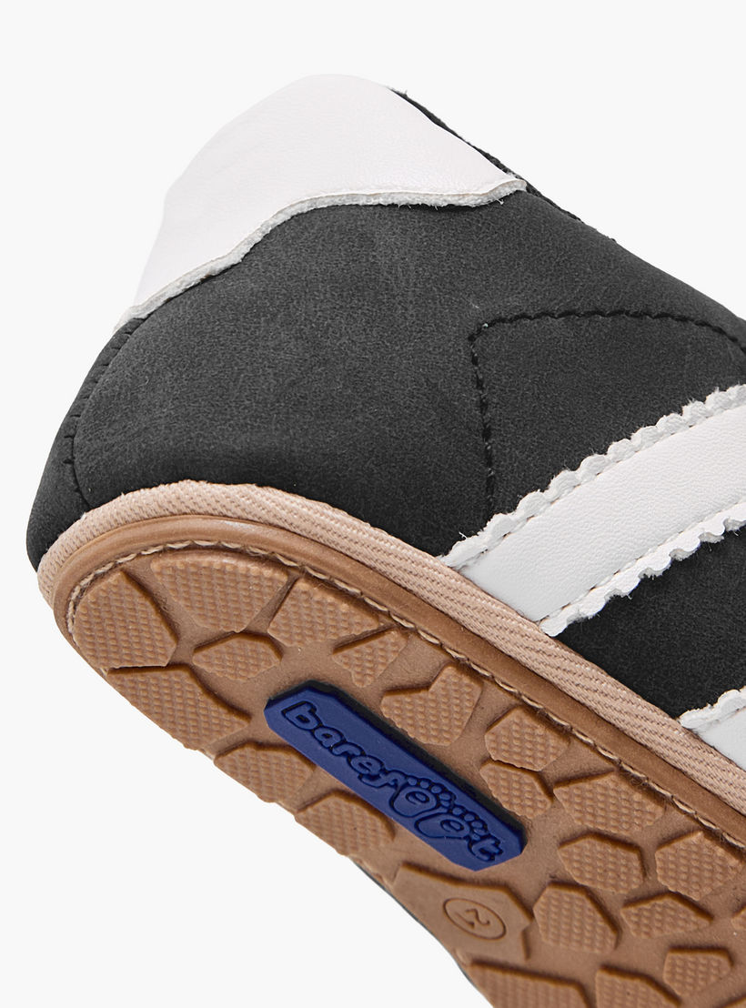 Barefeet Booties with Hook & Loop- Panelled-baby-boys-shoes-booties-image-8