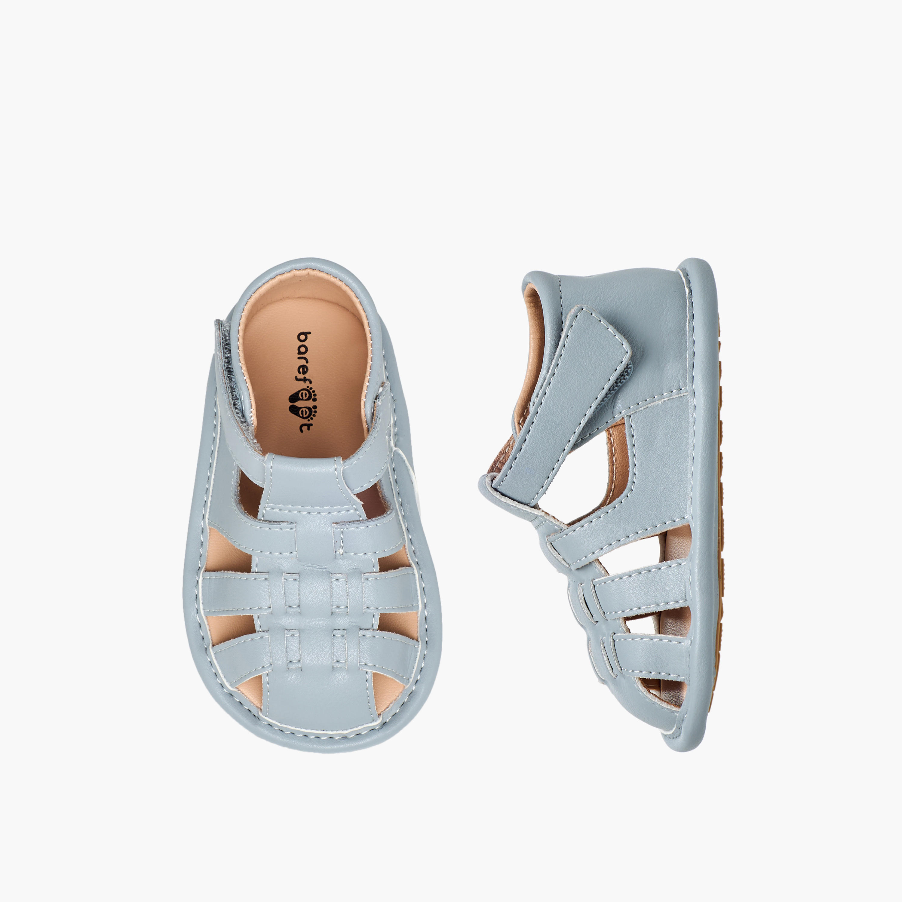Barefeet Booties with Hook & Loop Closure-baby-boys-shoes-booties-image-1