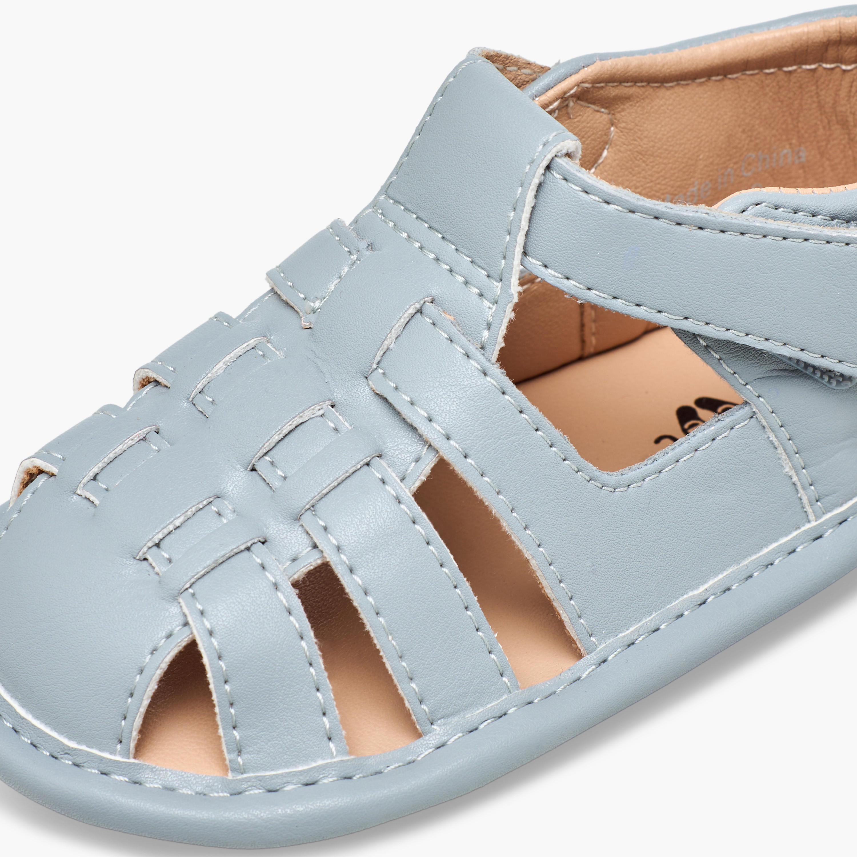 Barefeet Booties with Hook & Loop Closure-baby-boys-shoes-booties-image-4