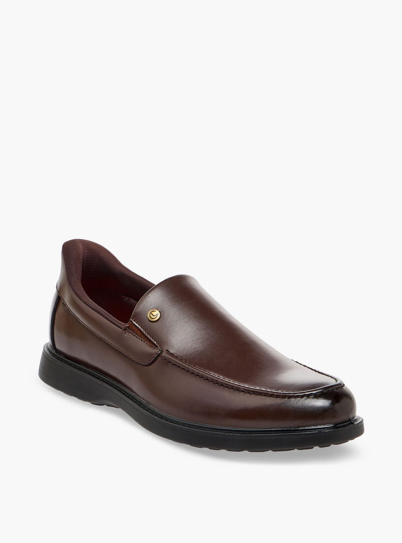 حذاء لوفر جلد سهل الارتداء للرجال من لو كونفورت-men-shoes-formalshoes-image-2