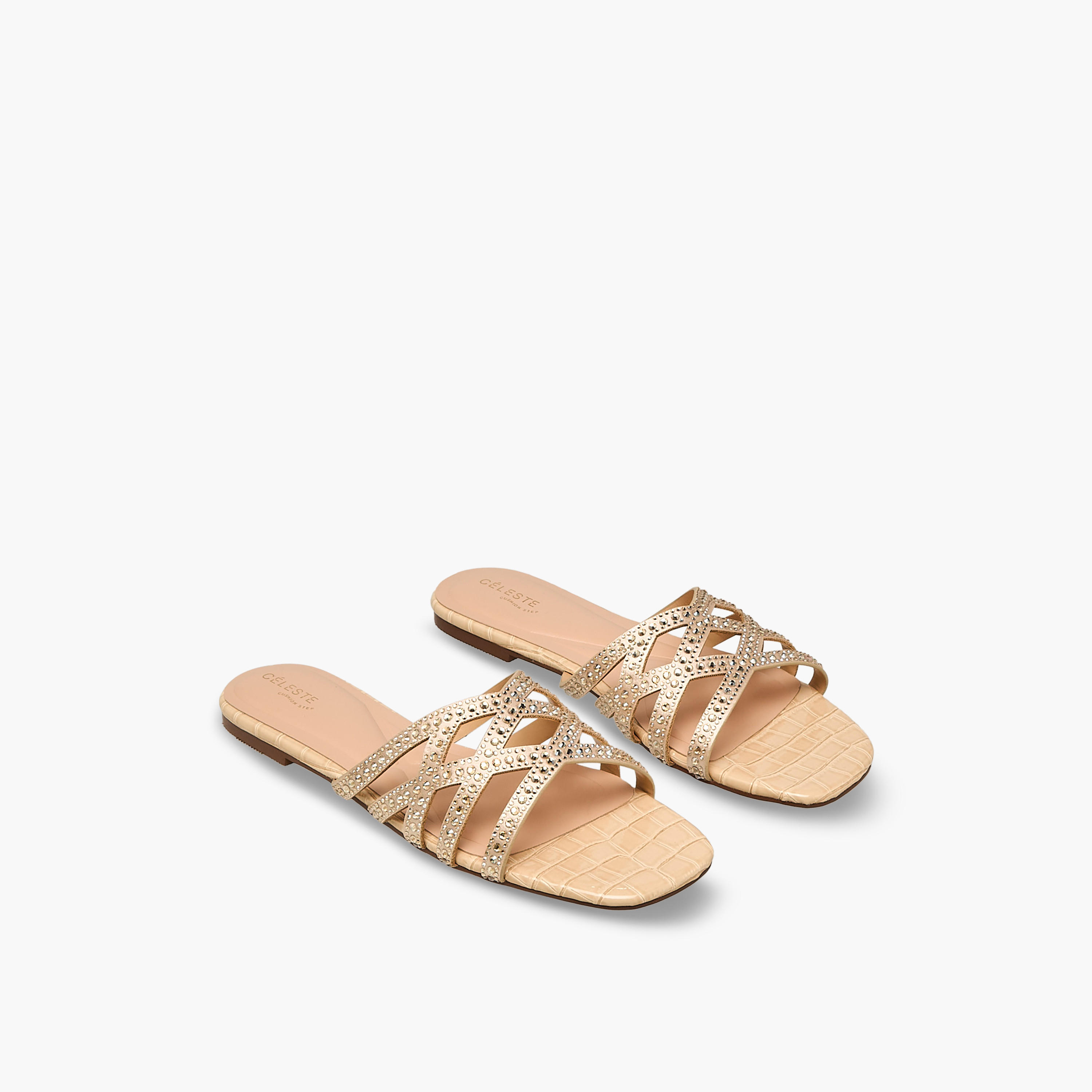 صندل مسطح مزين للنساء من سيليست-women-shoes-flats-sandals-image-1