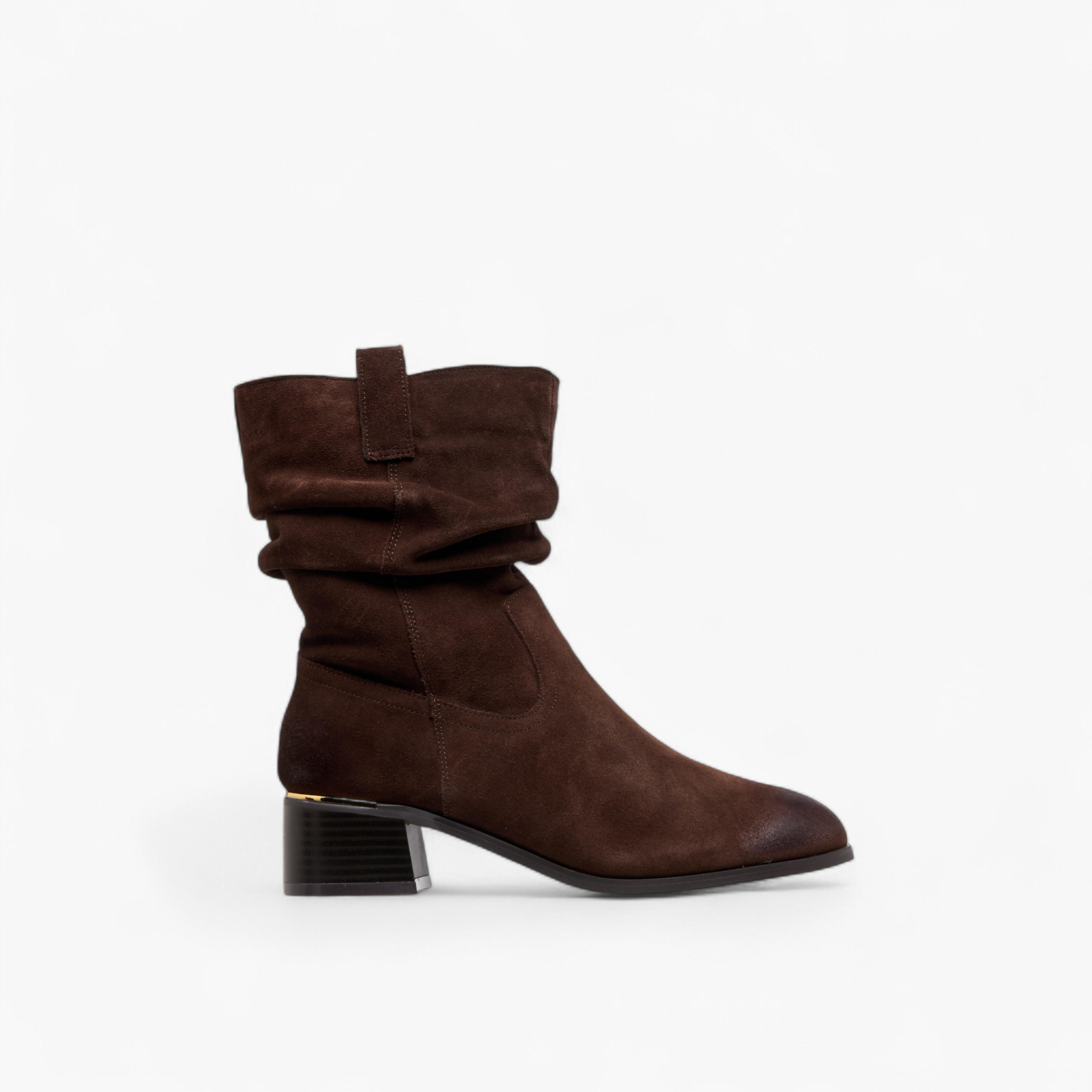 Celeste Women's Ruched Block Heel High Shaft Boots-women-shoes-boots-image-3
