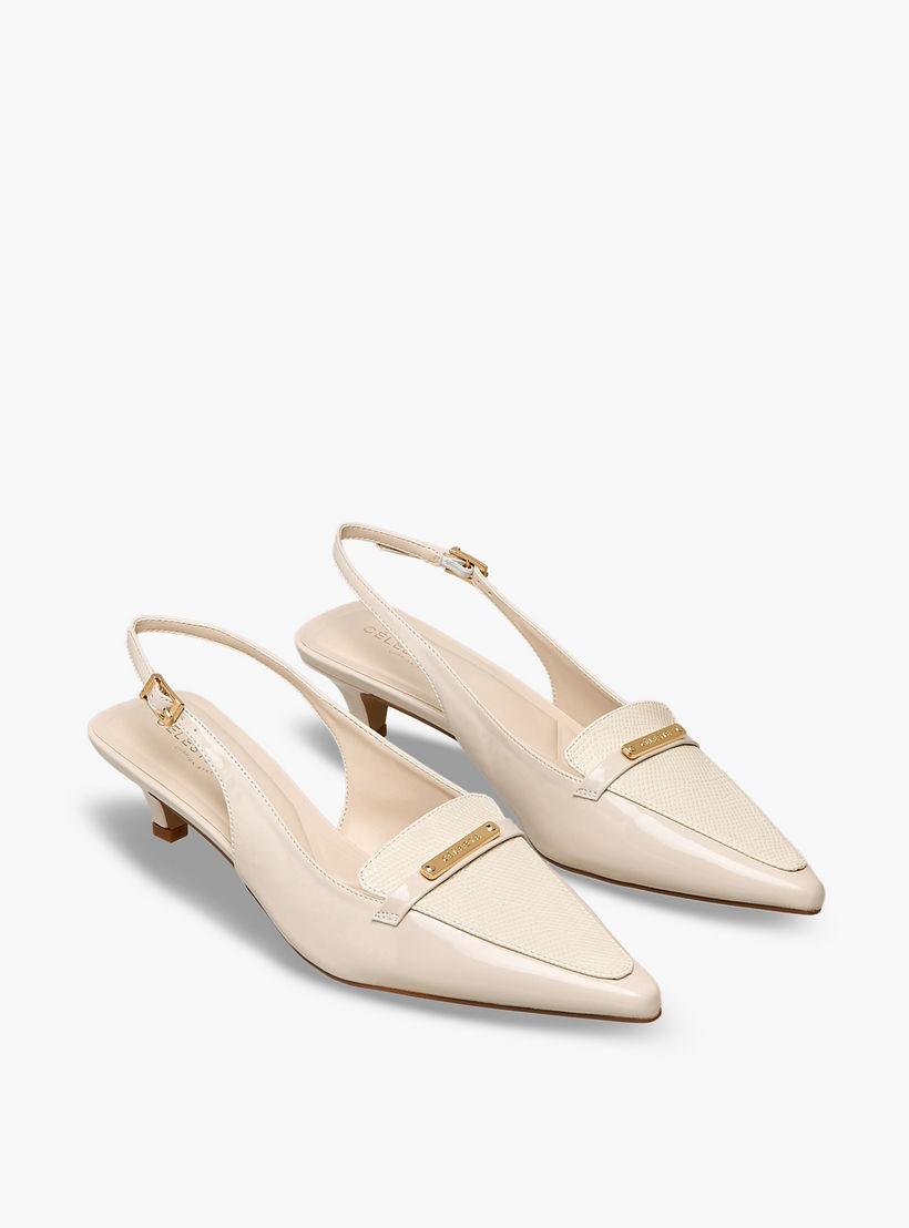 Celeste Women Textured Kitten Heel Shoes-women-shoes-heels-image-1