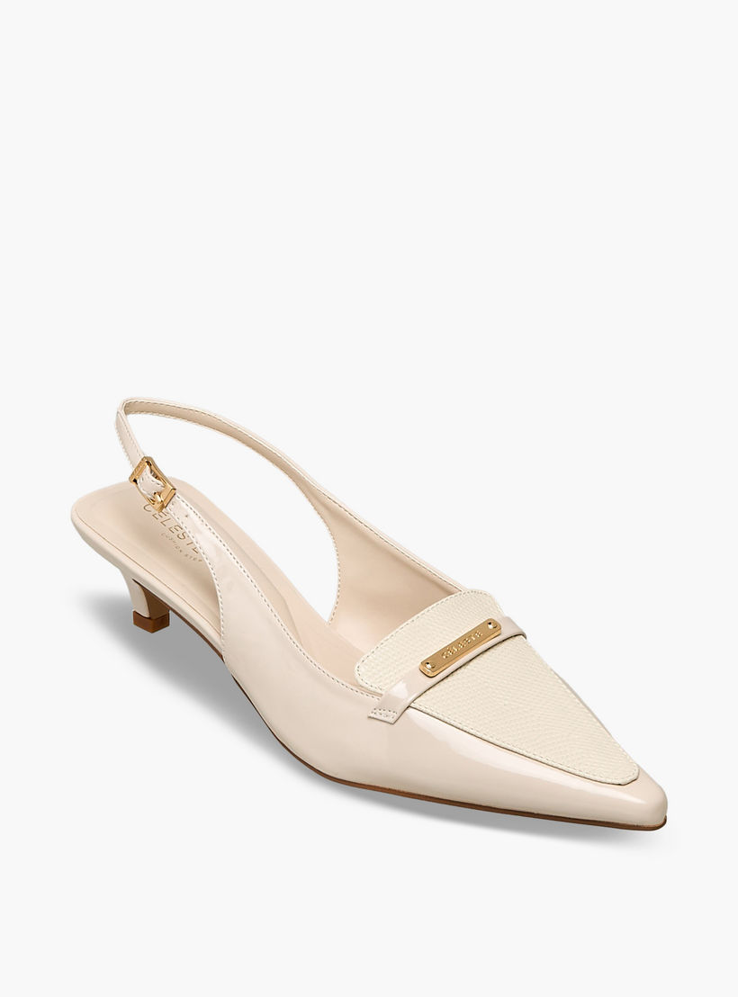 Celeste Women Textured Kitten Heel Shoes-women-shoes-heels-image-3
