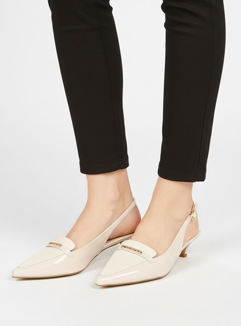 Celeste Women Textured Kitten Heel Shoes-women-shoes-heels-image-2