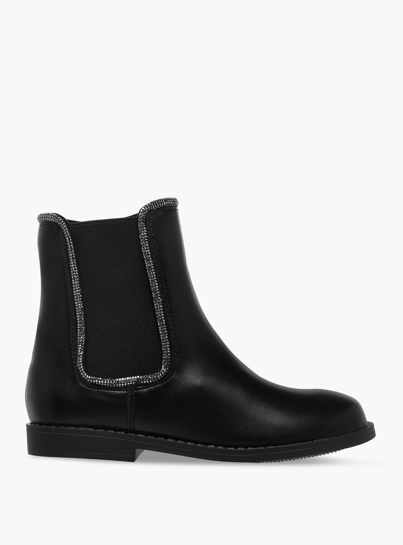 بوت برقبة عالية وتزيينات للبنات من سيليست-girls-shoes-boots-image-3