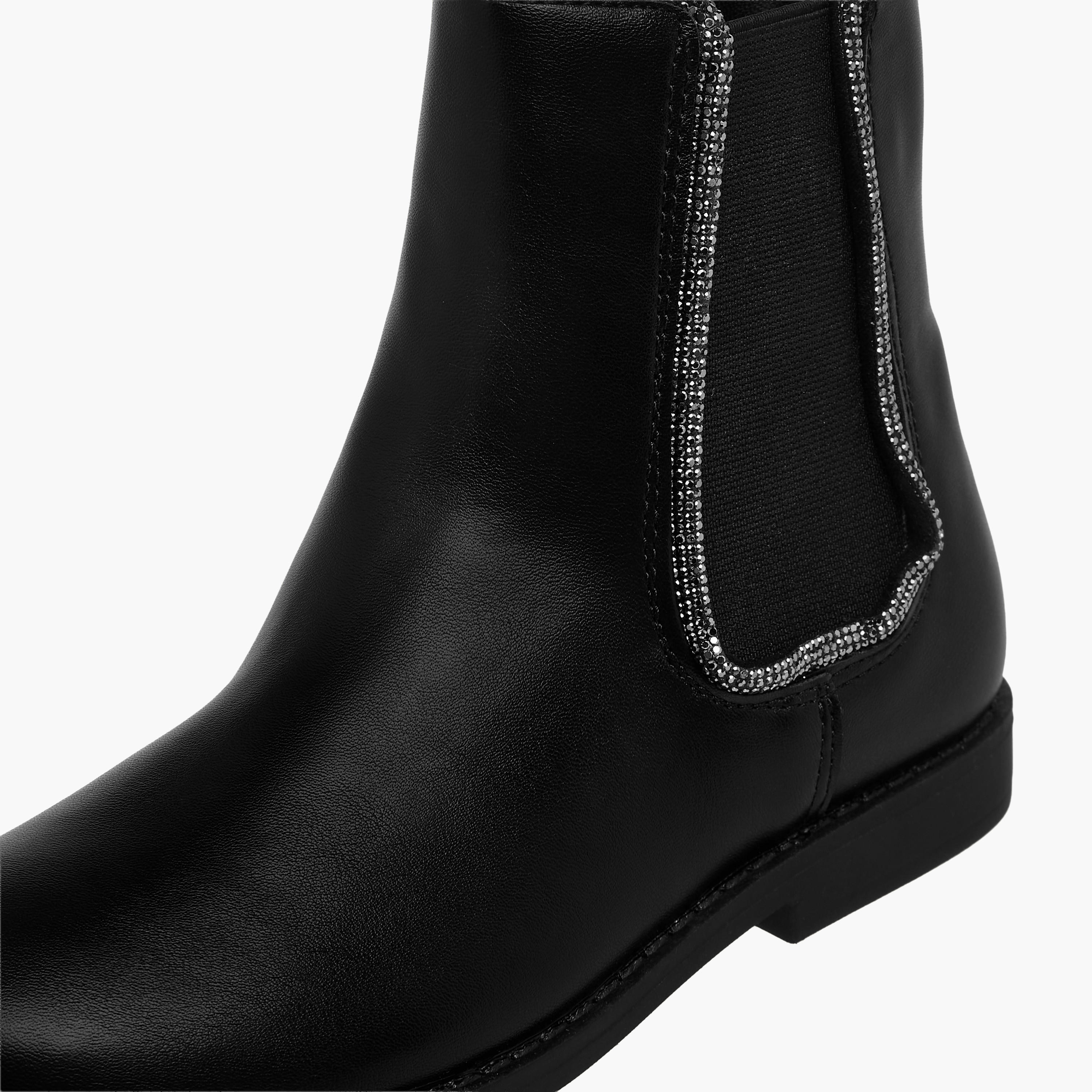 بوت برقبة عالية وتزيينات للبنات من سيليست-girls-shoes-boots-image-4