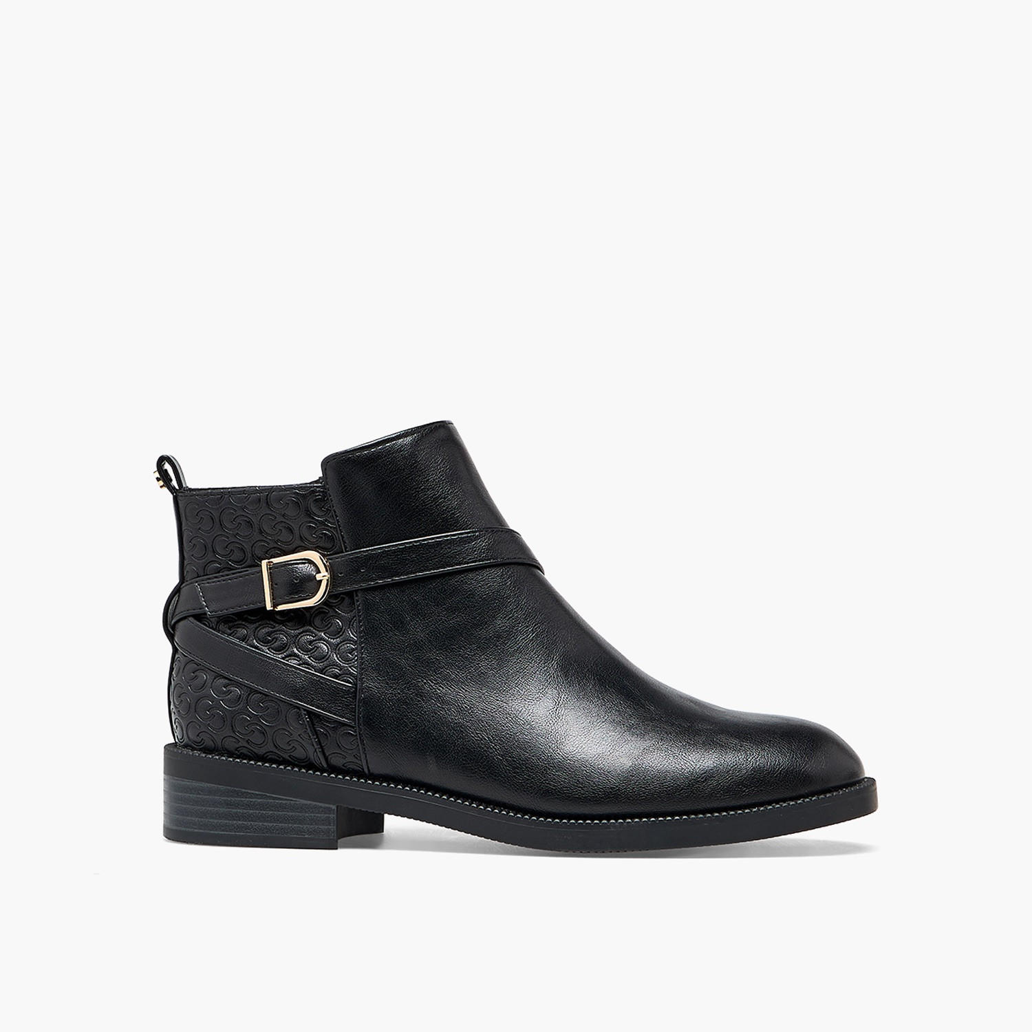 Celeste Women Monogram Print Ankle Boots-women-shoes-boots-image-3