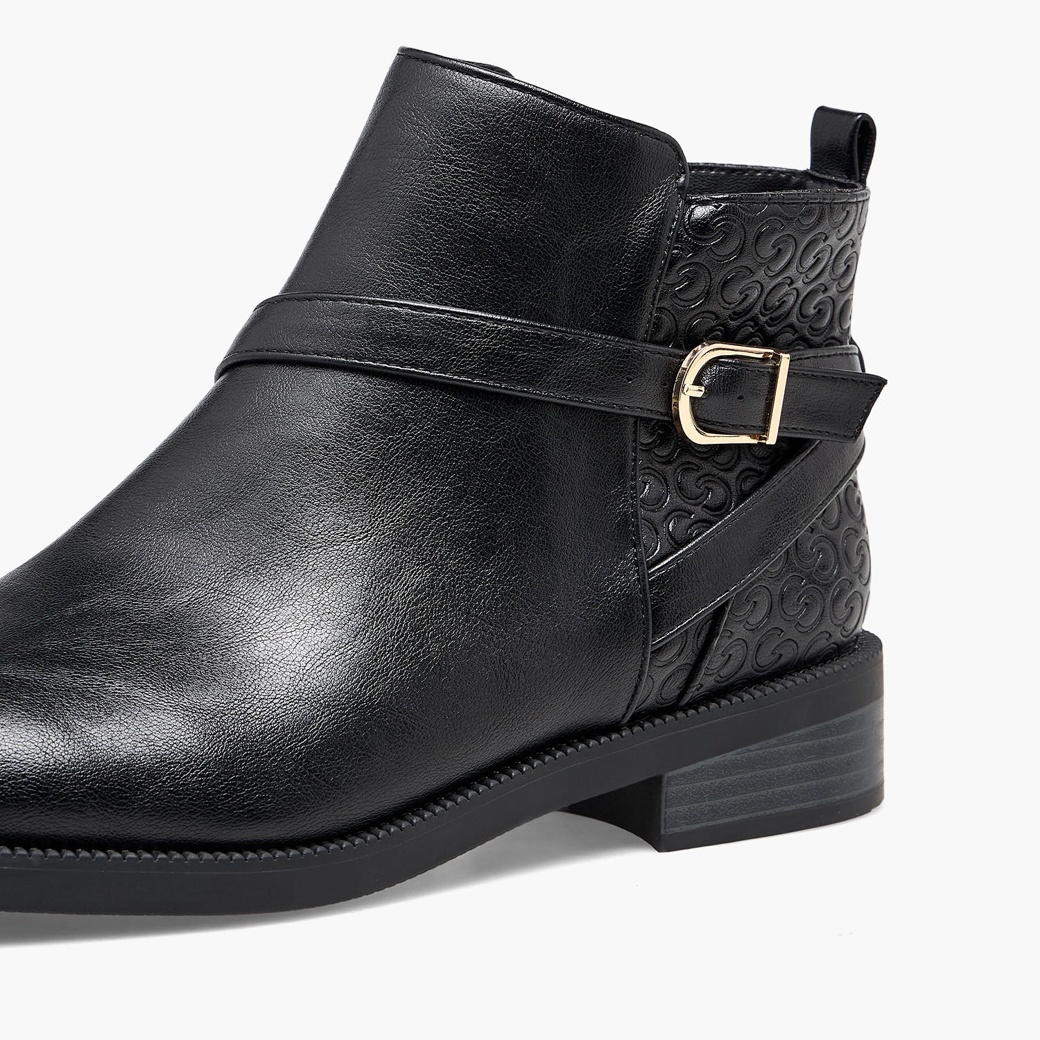 Celeste Women Monogram Print Ankle Boots-women-shoes-boots-image-4