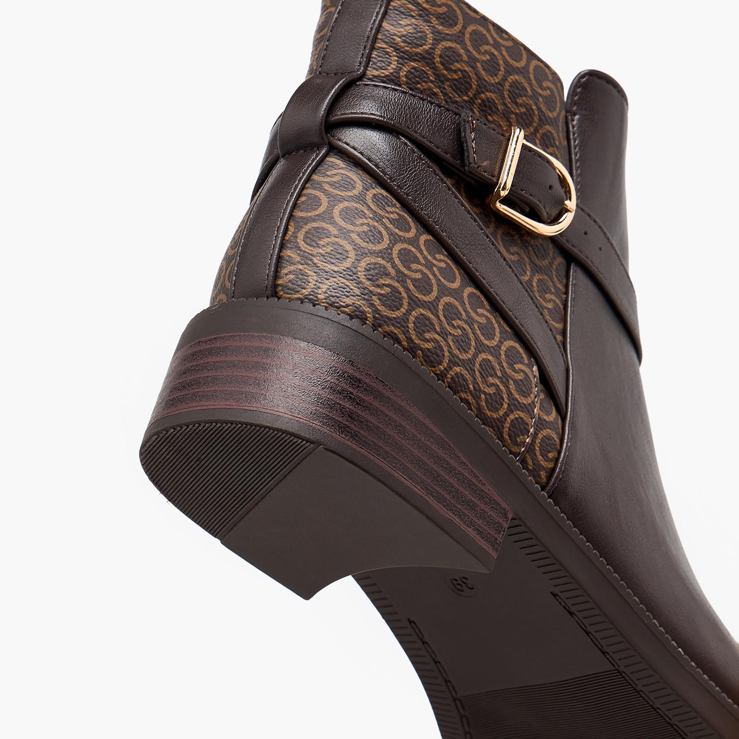 Celeste Women Monogram Print Ankle Boots-women-shoes-boots-image-5