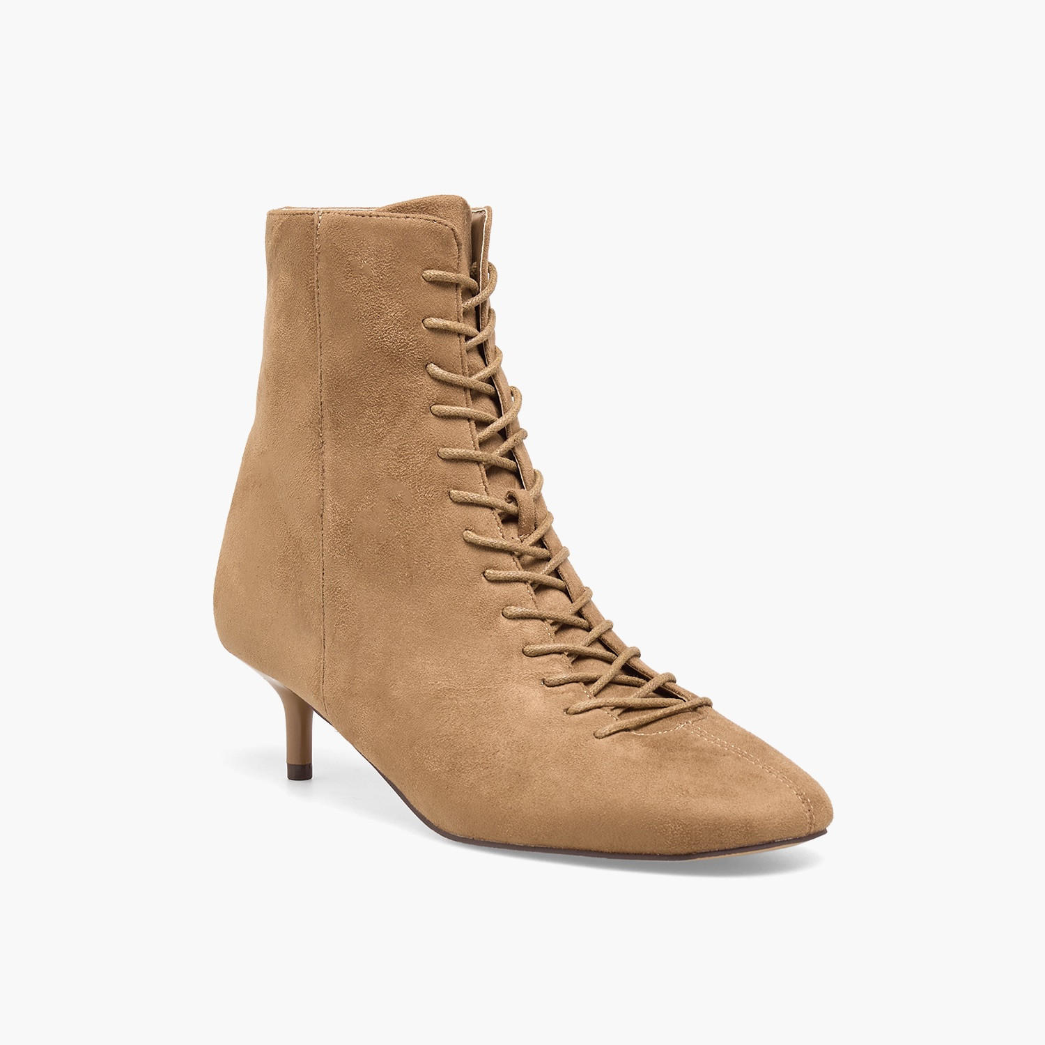 بوت بطول الكاحل وكعب صغير ورباط إغلاق للنساء من سيليست-women-shoes-boots-image-2