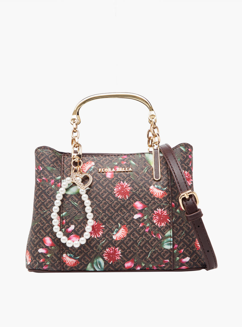 Flora Bella Printed Tote Bag with Detachable Shoulder Strap-women-bagsandwallets-handbags-image-1