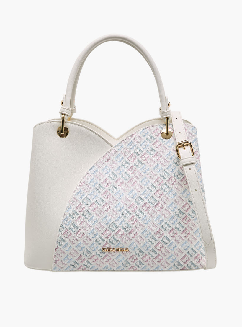 Flora Bella Monogram Print Tote Bag with Detachable Strap-women-bagsandwallets-handbags-image-1