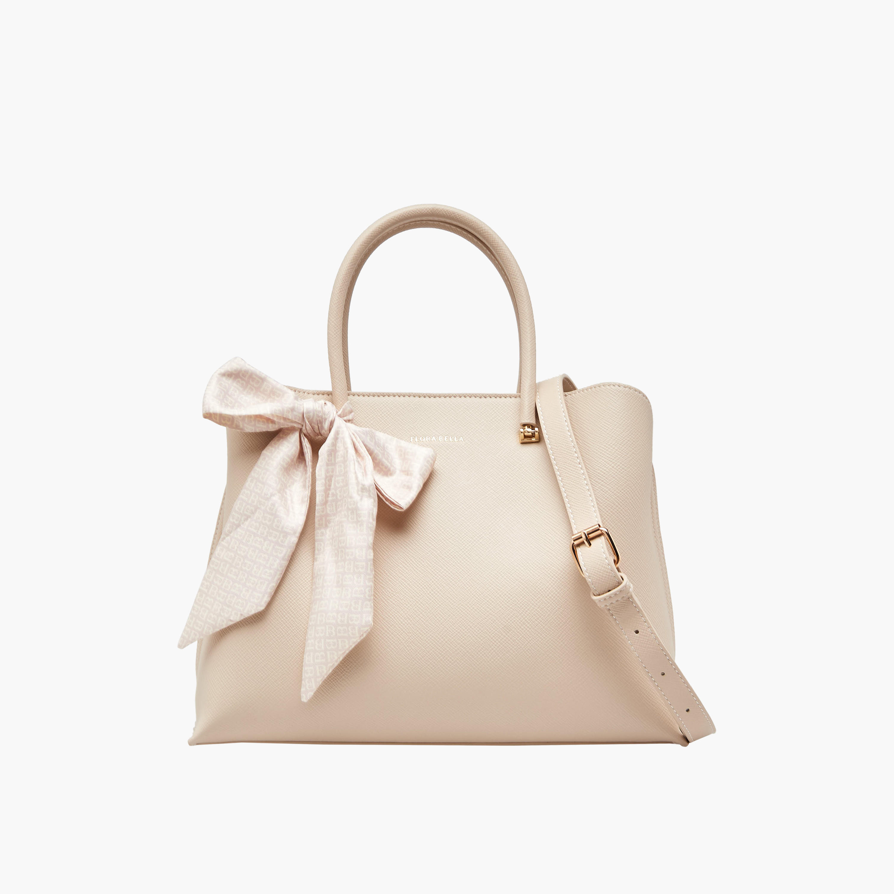 Flora Bella Scarf Accent Tote Bag with Detachable Strap-women-bagsandwallets-handbags-image-1