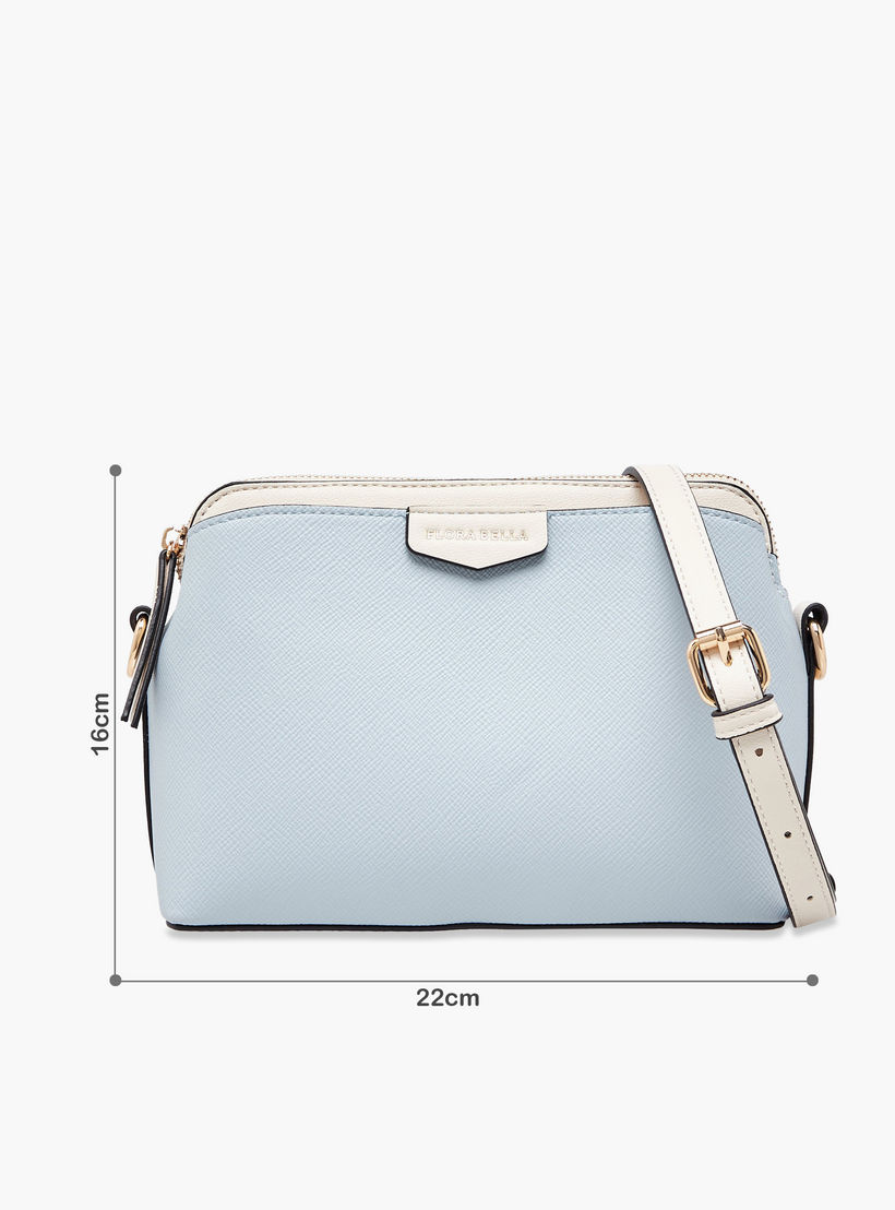 Flora Bella Solid Crossbody Bag with Detachable Strap-women-bagsandwallets-handbags-image-2