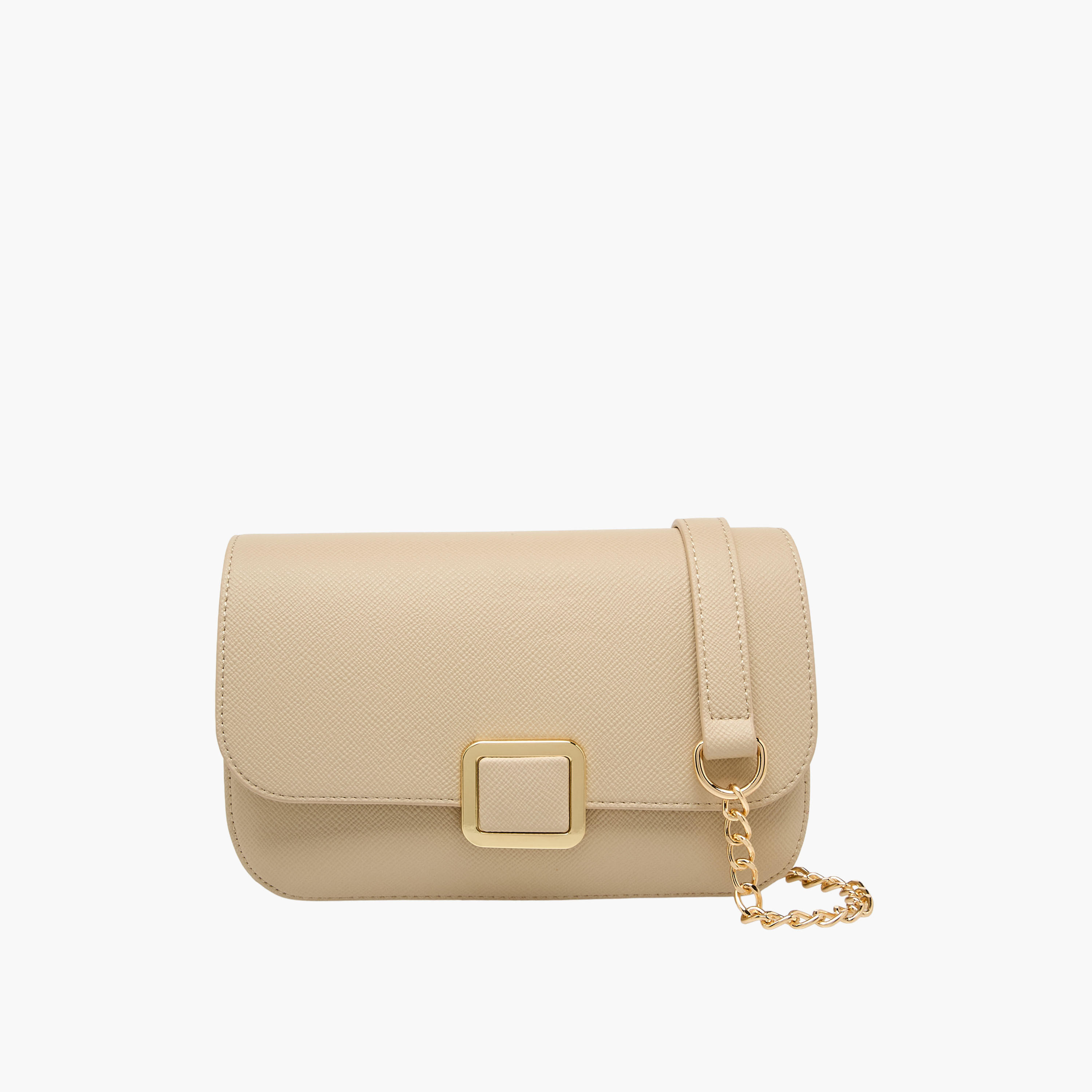 Flora Bella Textured Crossbody Bag with Detachable Chain Strap-women-bagsandwallets-handbags-image-1