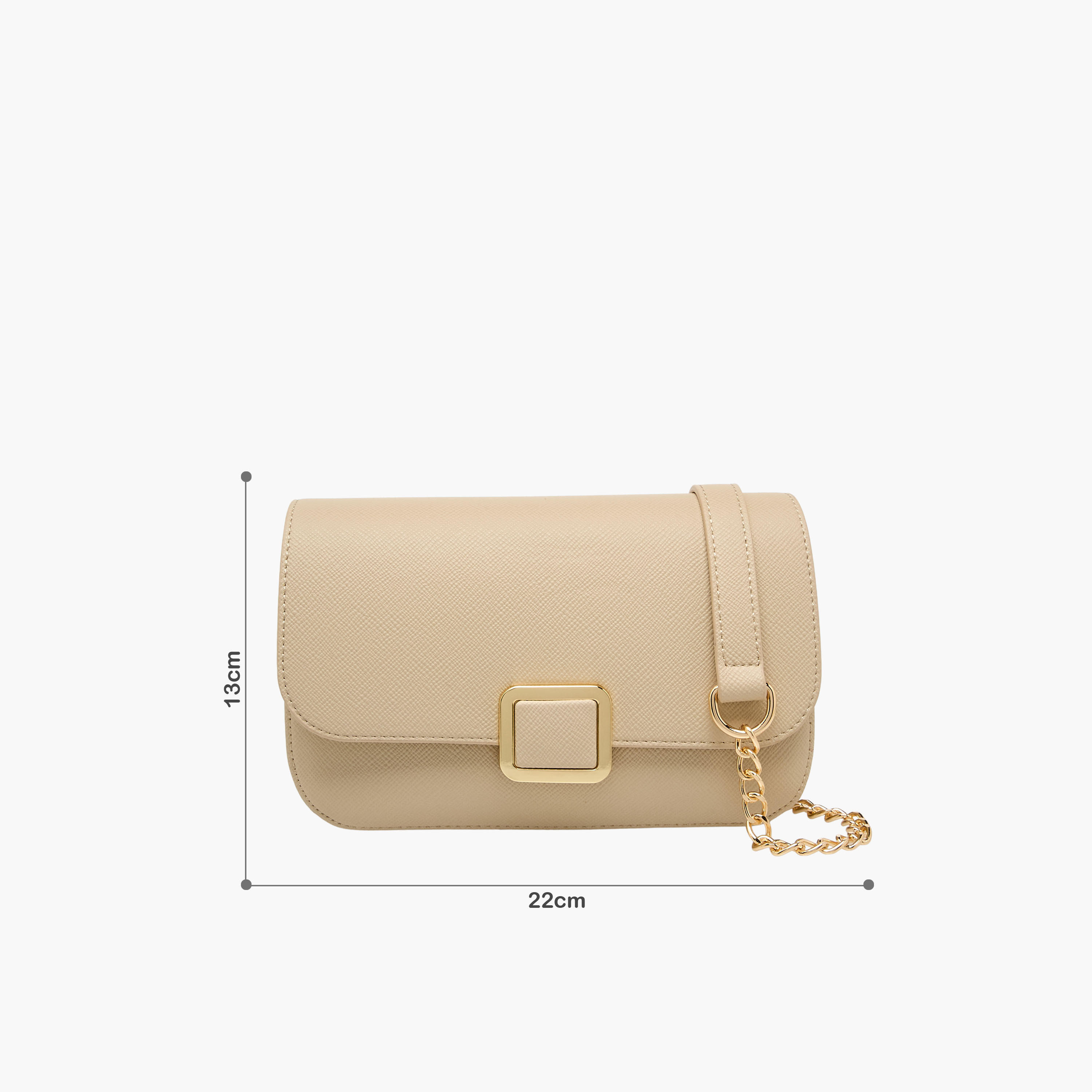 Flora Bella Textured Crossbody Bag with Detachable Chain Strap-women-bagsandwallets-handbags-image-2