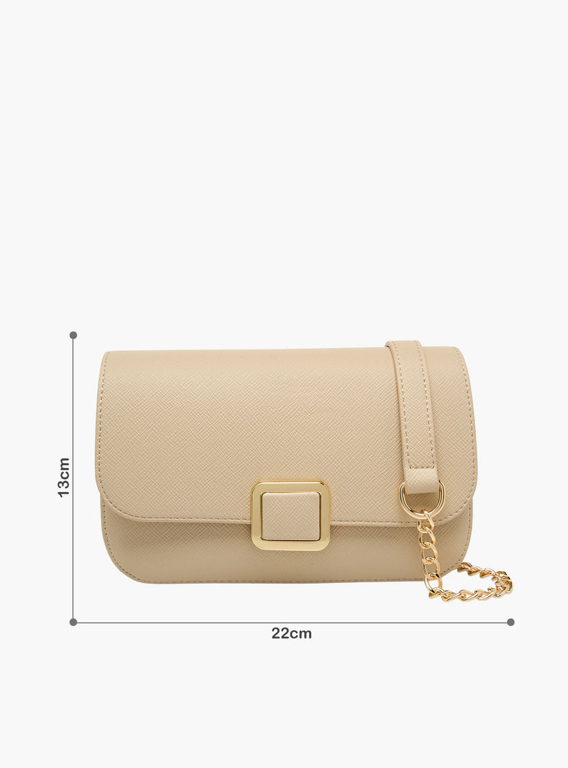 Flora Bella Textured Crossbody Bag with Detachable Chain Strap-women-bagsandwallets-handbags-image-2