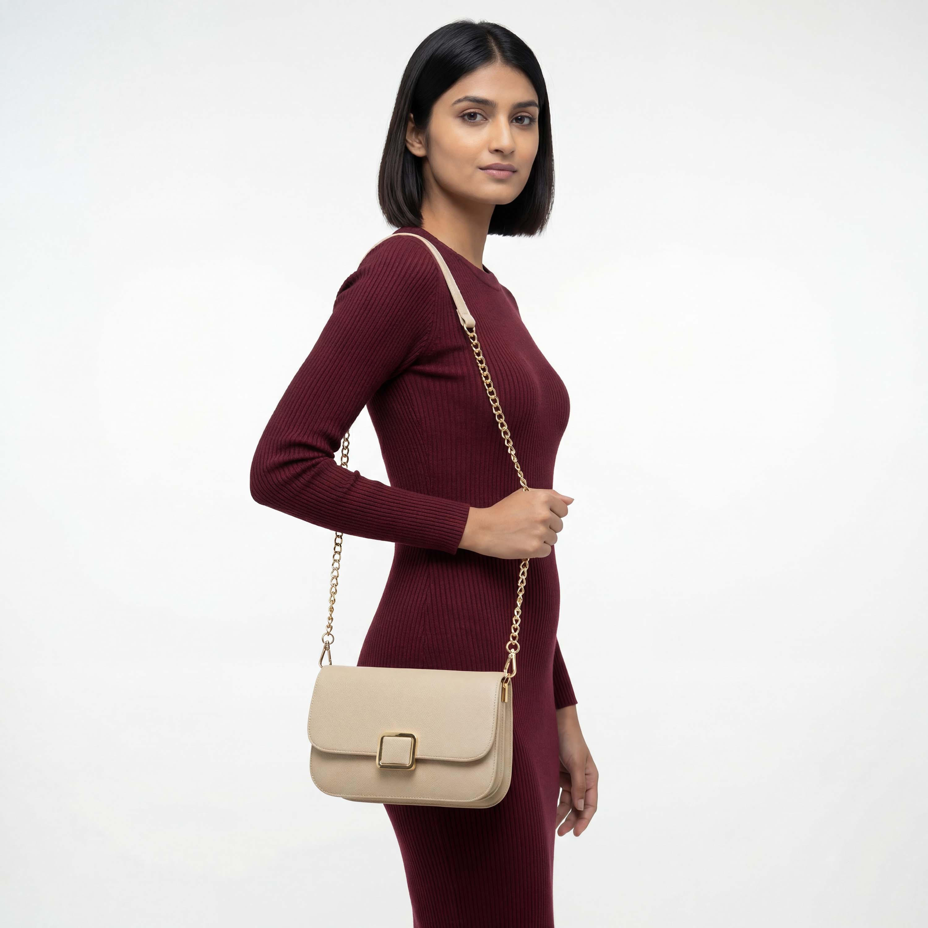 Flora Bella Textured Crossbody Bag with Detachable Chain Strap-women-bagsandwallets-handbags-image-3