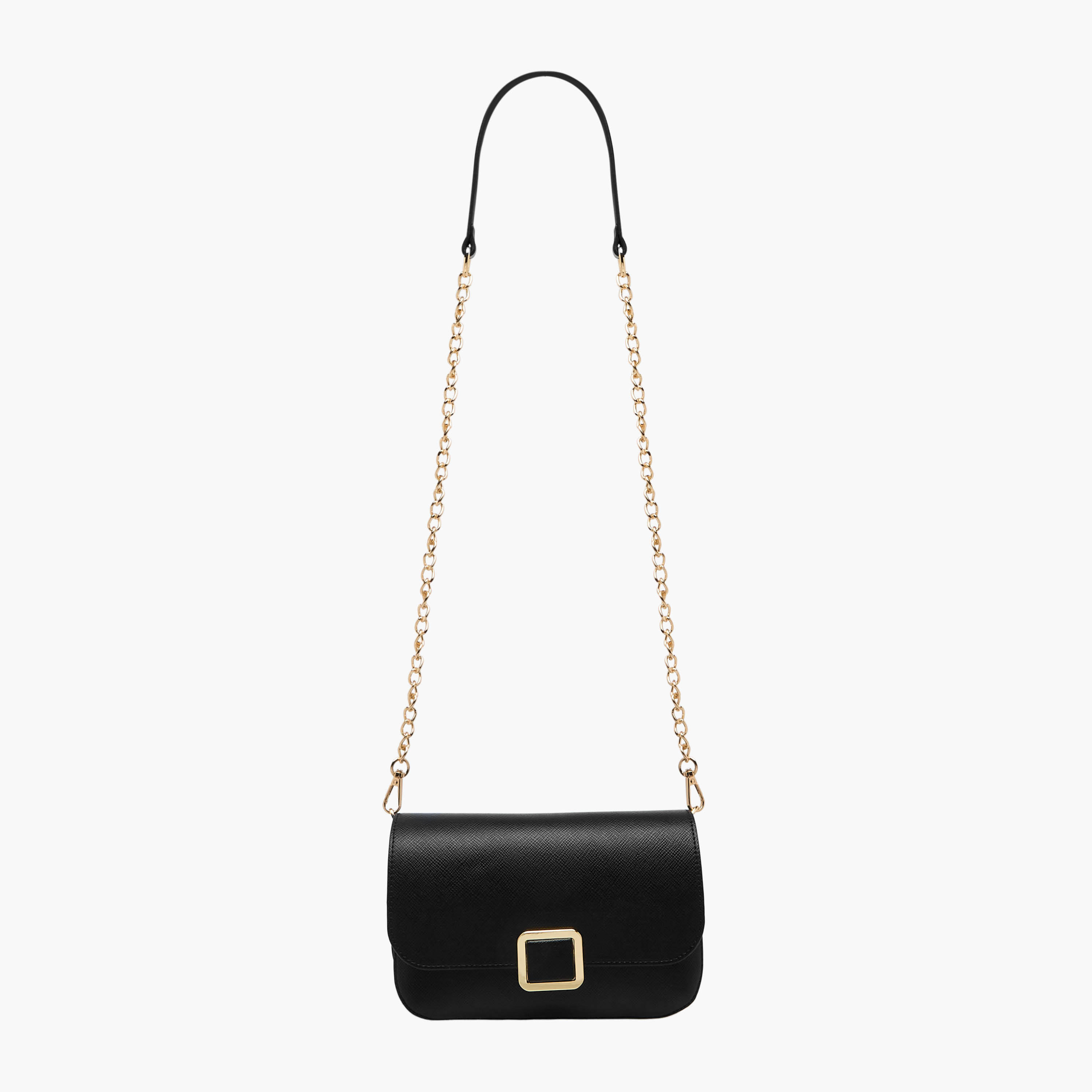 شنطة كروسبودي بارزة الملمس بحزام سلسلة قابل للفصل من فلورا بيلا-women-bagsandwallets-handbags-image-4
