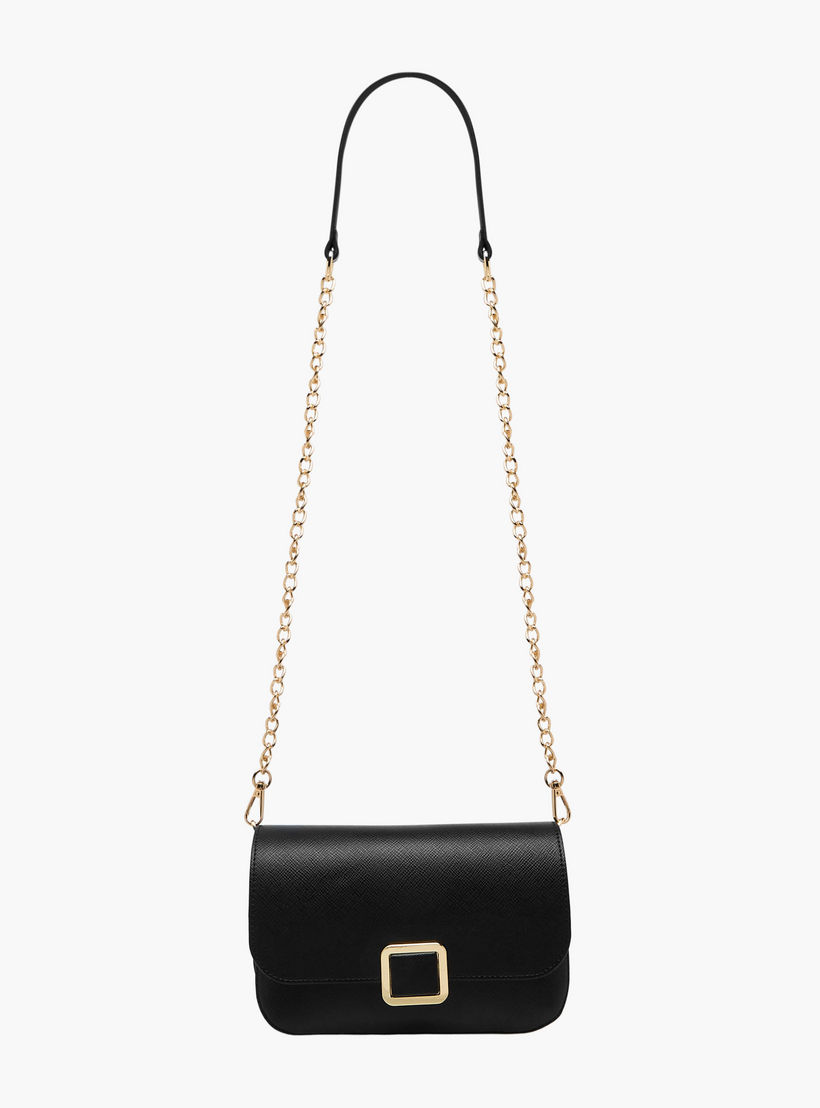 شنطة كروسبودي بارزة الملمس بحزام سلسلة قابل للفصل من فلورا بيلا-women-bagsandwallets-handbags-image-4