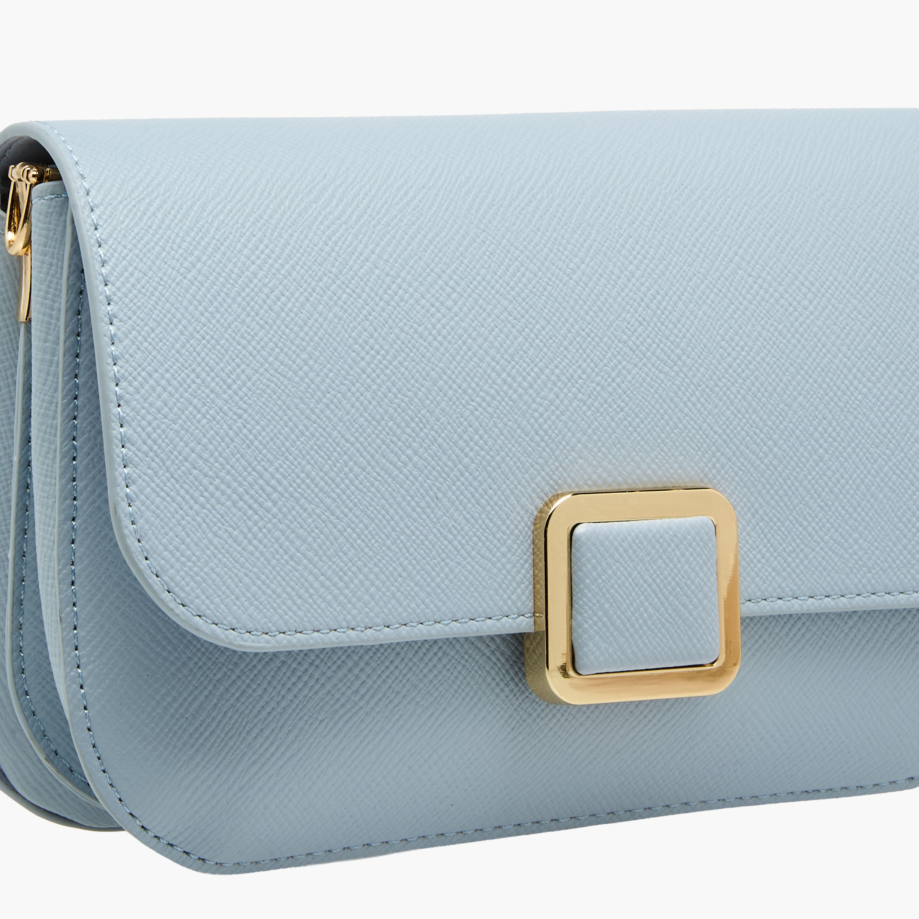 شنطة كروسبودي بارزة الملمس بحزام سلسلة قابل للفصل من فلورا بيلا-women-bagsandwallets-handbags-image-6