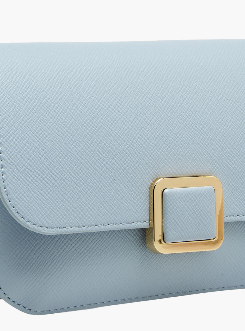 شنطة كروسبودي بارزة الملمس بحزام سلسلة قابل للفصل من فلورا بيلا-women-bagsandwallets-handbags-image-6