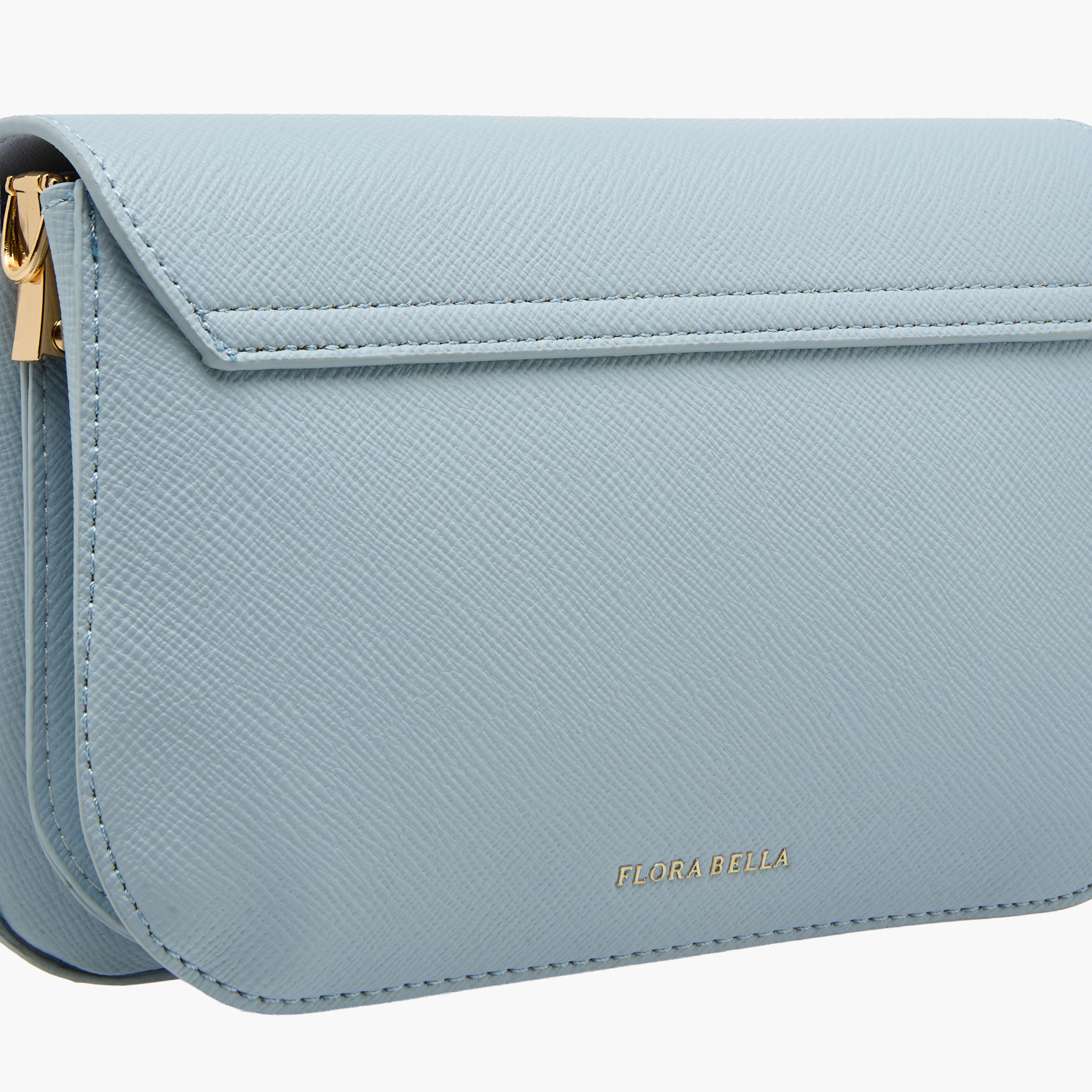 شنطة كروسبودي بارزة الملمس بحزام سلسلة قابل للفصل من فلورا بيلا-women-bagsandwallets-handbags-image-7