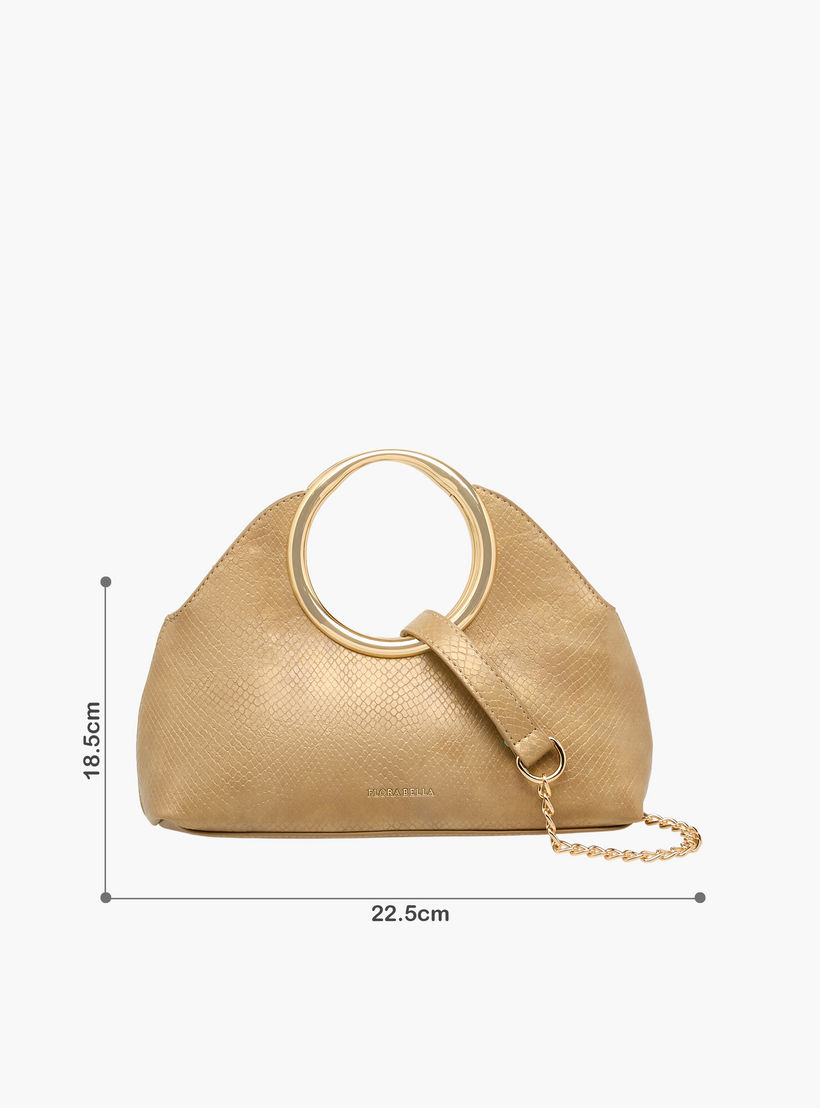 Flora Bella Textured Crossbody Bag with Detachable Chain Strap-women-bagsandwallets-handbags-image-2