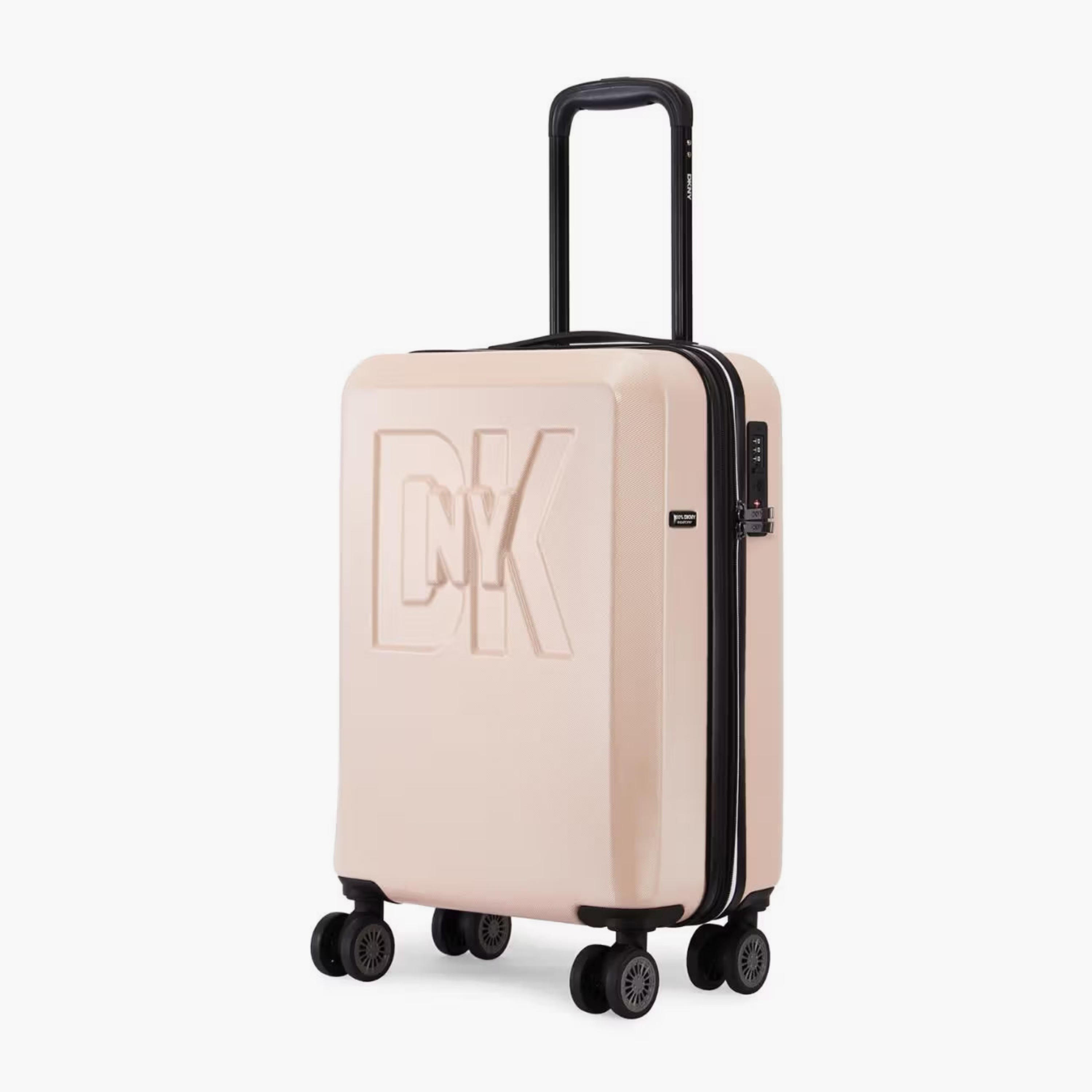 شنطة سفر صلبة بعجلات ومقبض قابل للسحب ونقوش شعار من دكني - 20 بوصة-travel-luggagesandbags-luggage-image-1