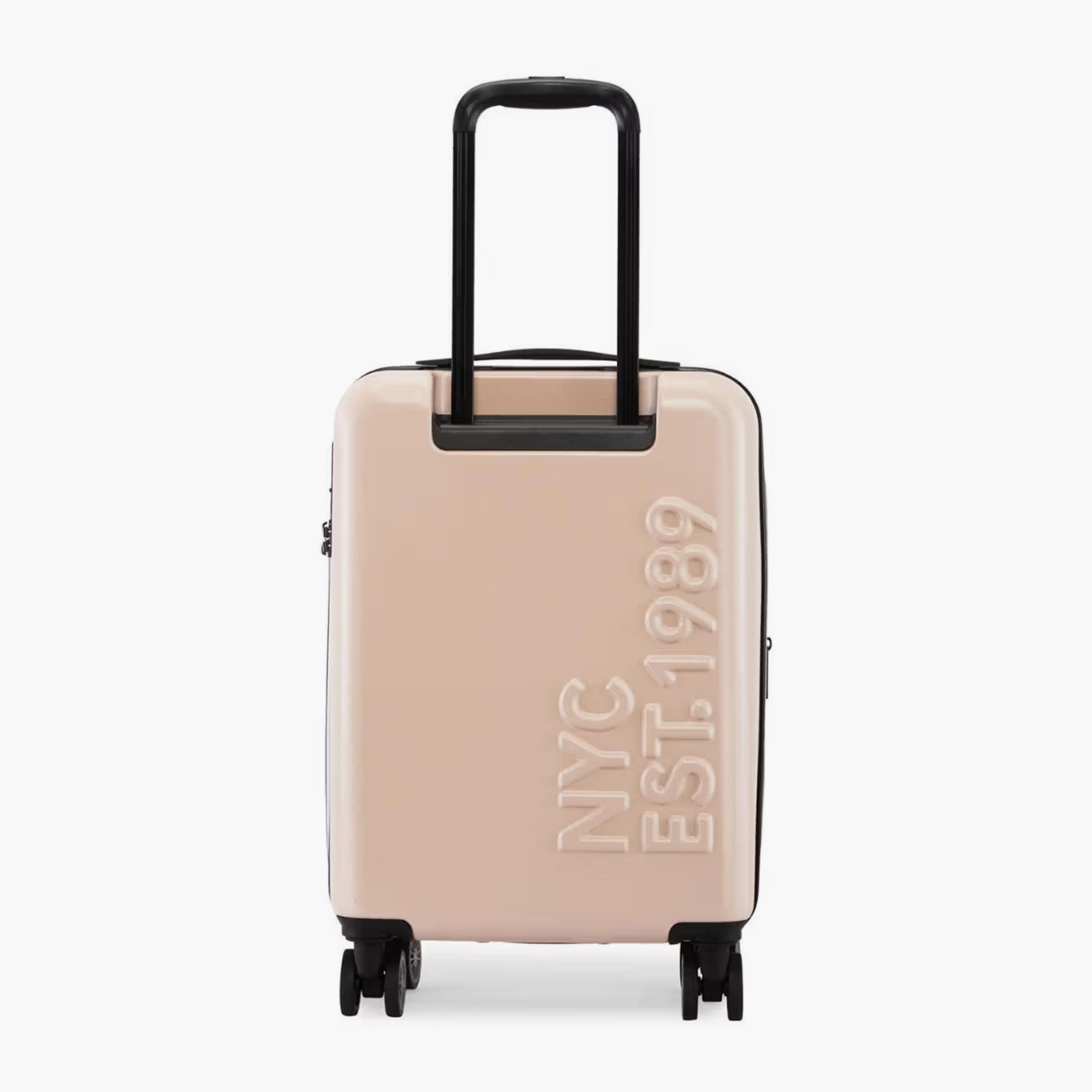 شنطة سفر صلبة بعجلات ومقبض قابل للسحب ونقوش شعار من دكني - 20 بوصة-travel-luggagesandbags-luggage-image-3